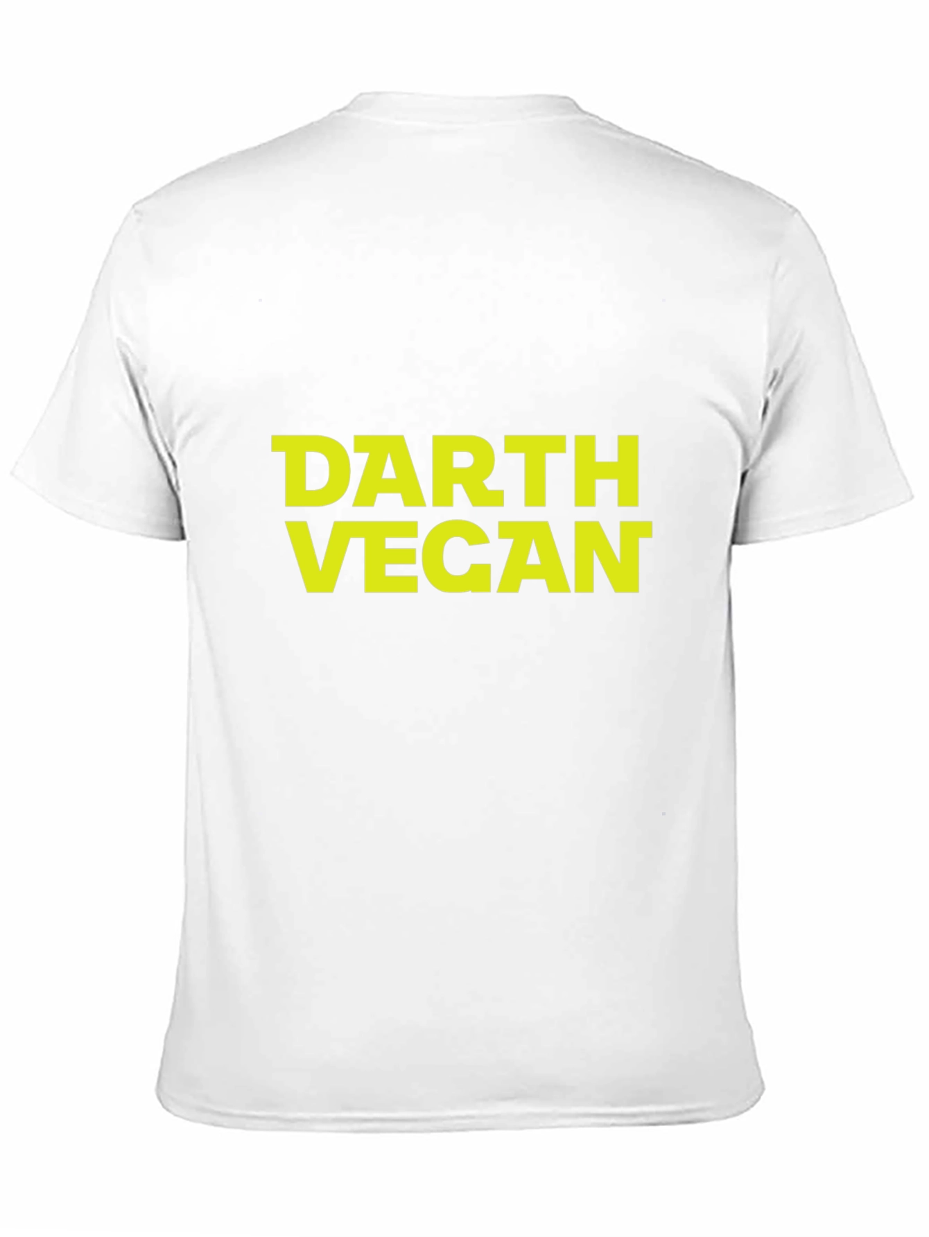 Darth Vegan Graphic Tee - Black Cotton T-Shirt
