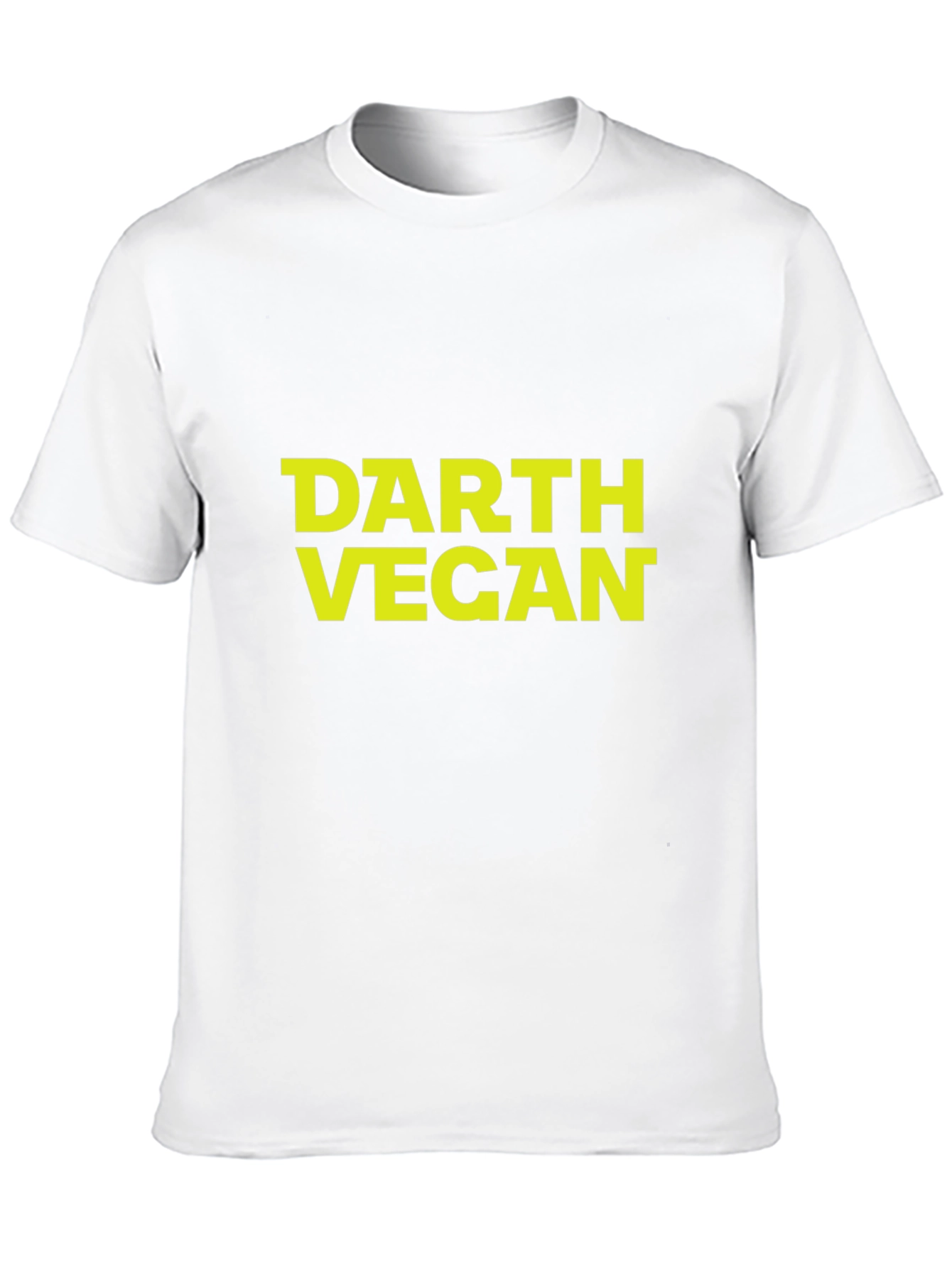 Darth Vegan Graphic Tee - Black Cotton T-Shirt