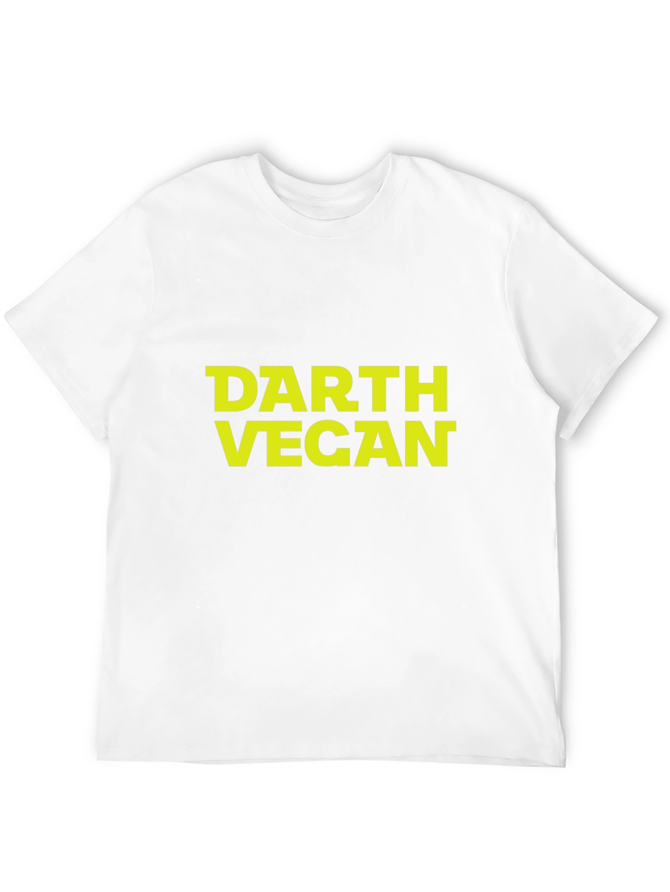 Darth Vegan Graphic Tee - Black Cotton T-Shirt