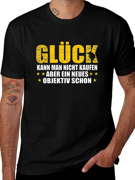 Gluck T-Shirt - Happiness Photo Quote - Photographer Gift