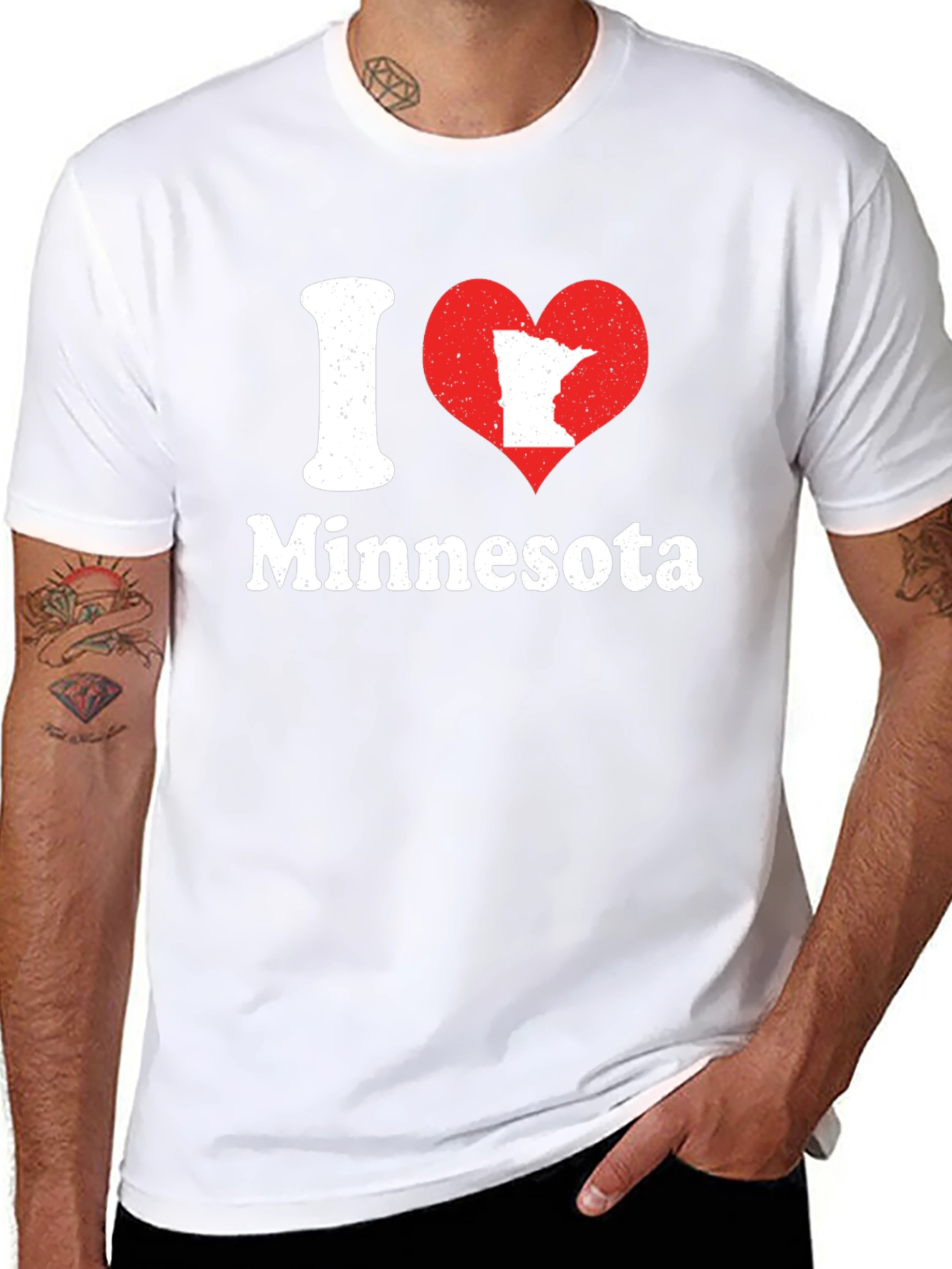 I Love Minnesota T-Shirt - State Pride Tee