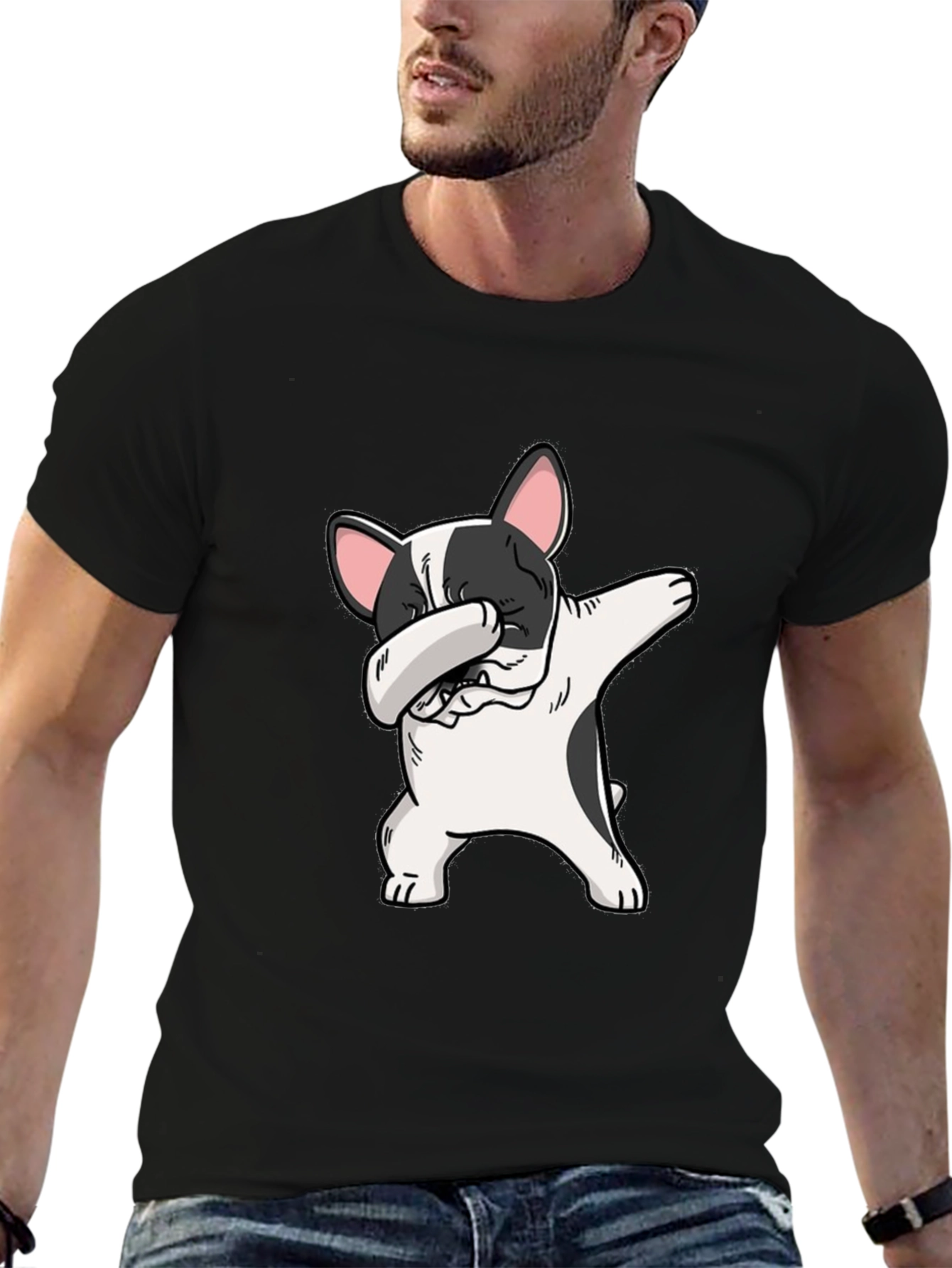 Dabbing French Bulldog Graphic Tee