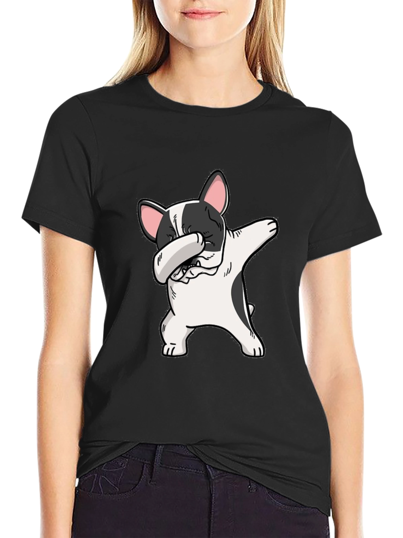 Dabbing French Bulldog Graphic Tee