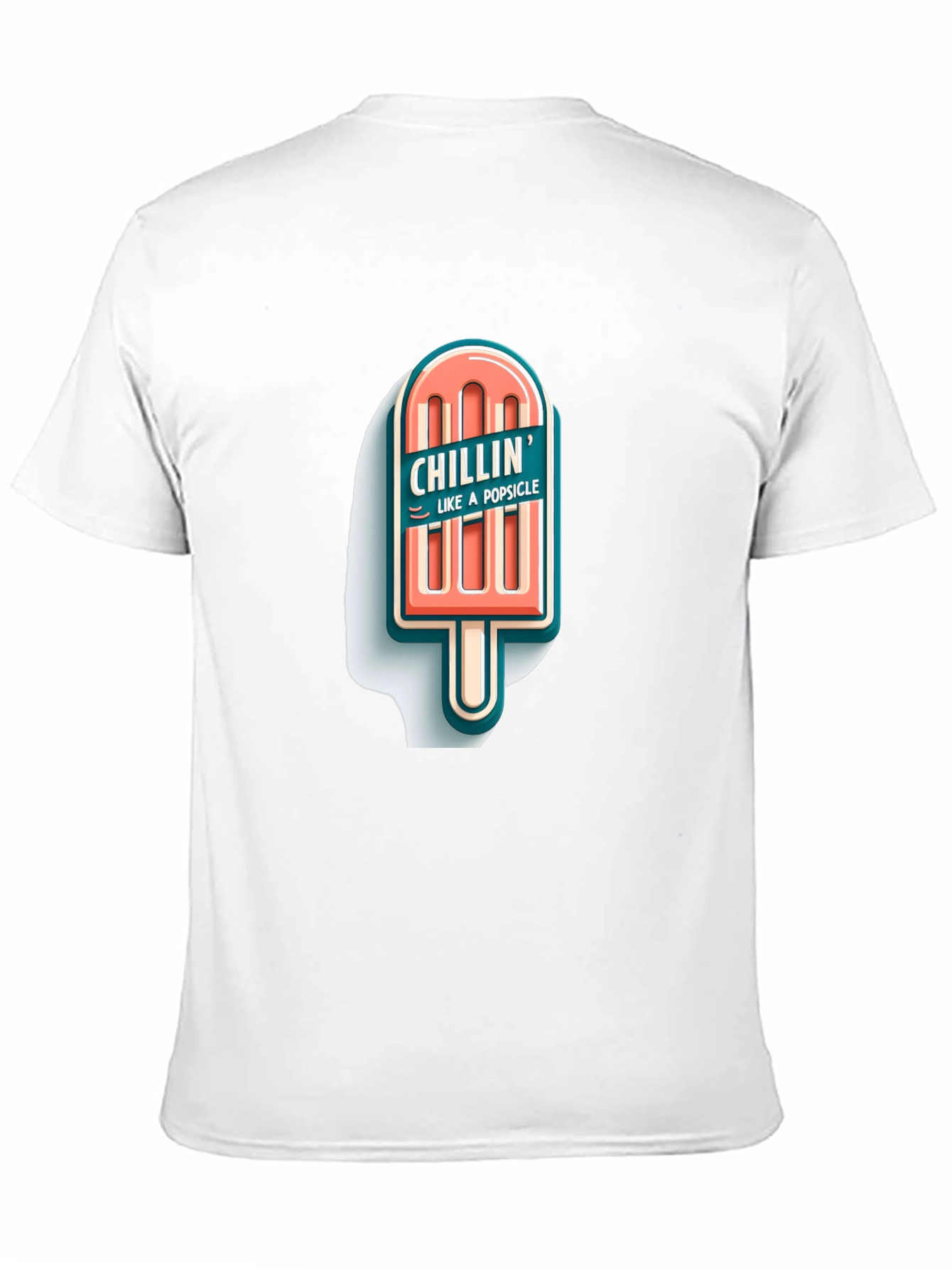 Chillin Like A Popsicle Graphic Tee - Black