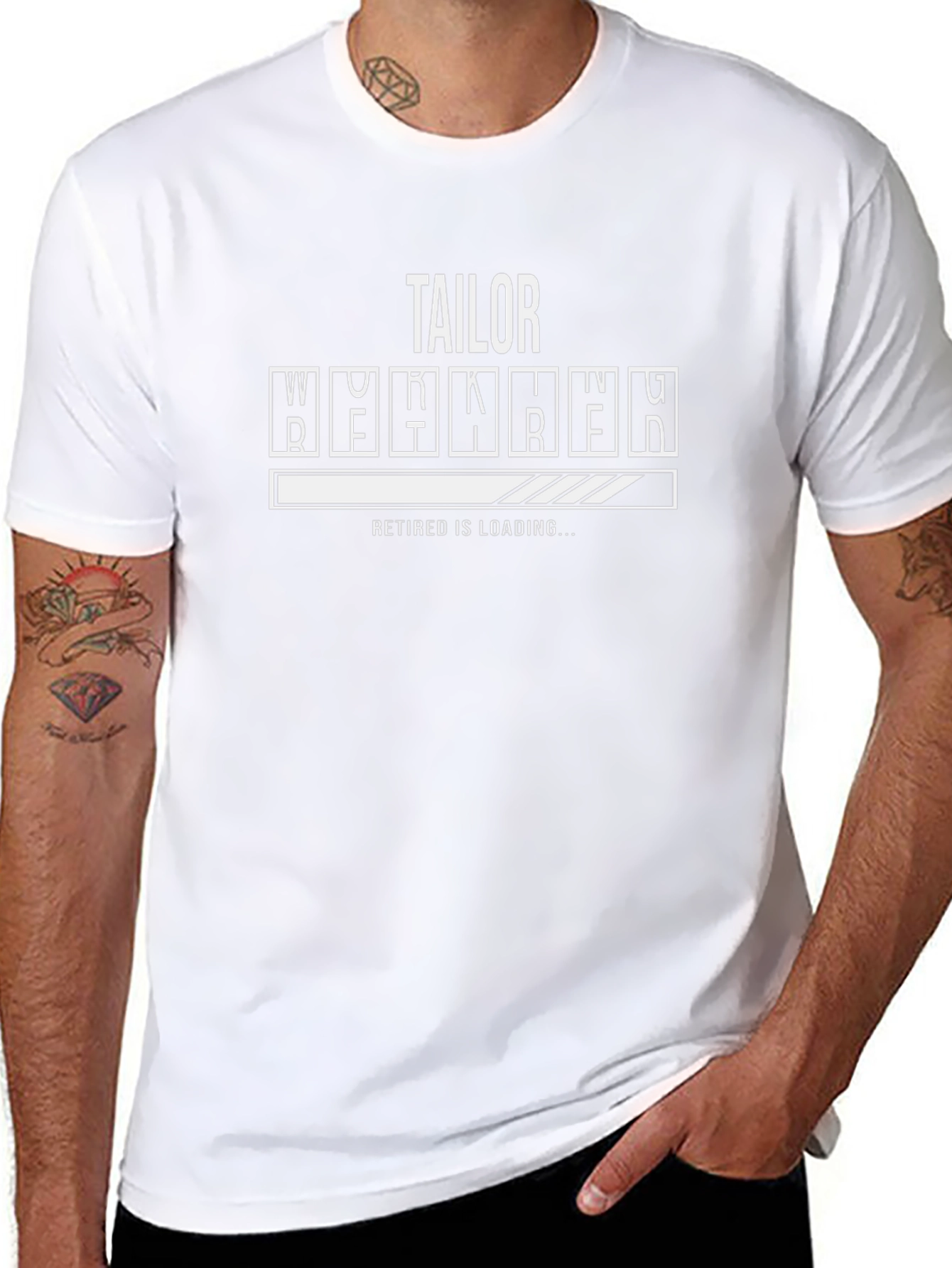 Tailor Retired Loading T-Shirt - Black