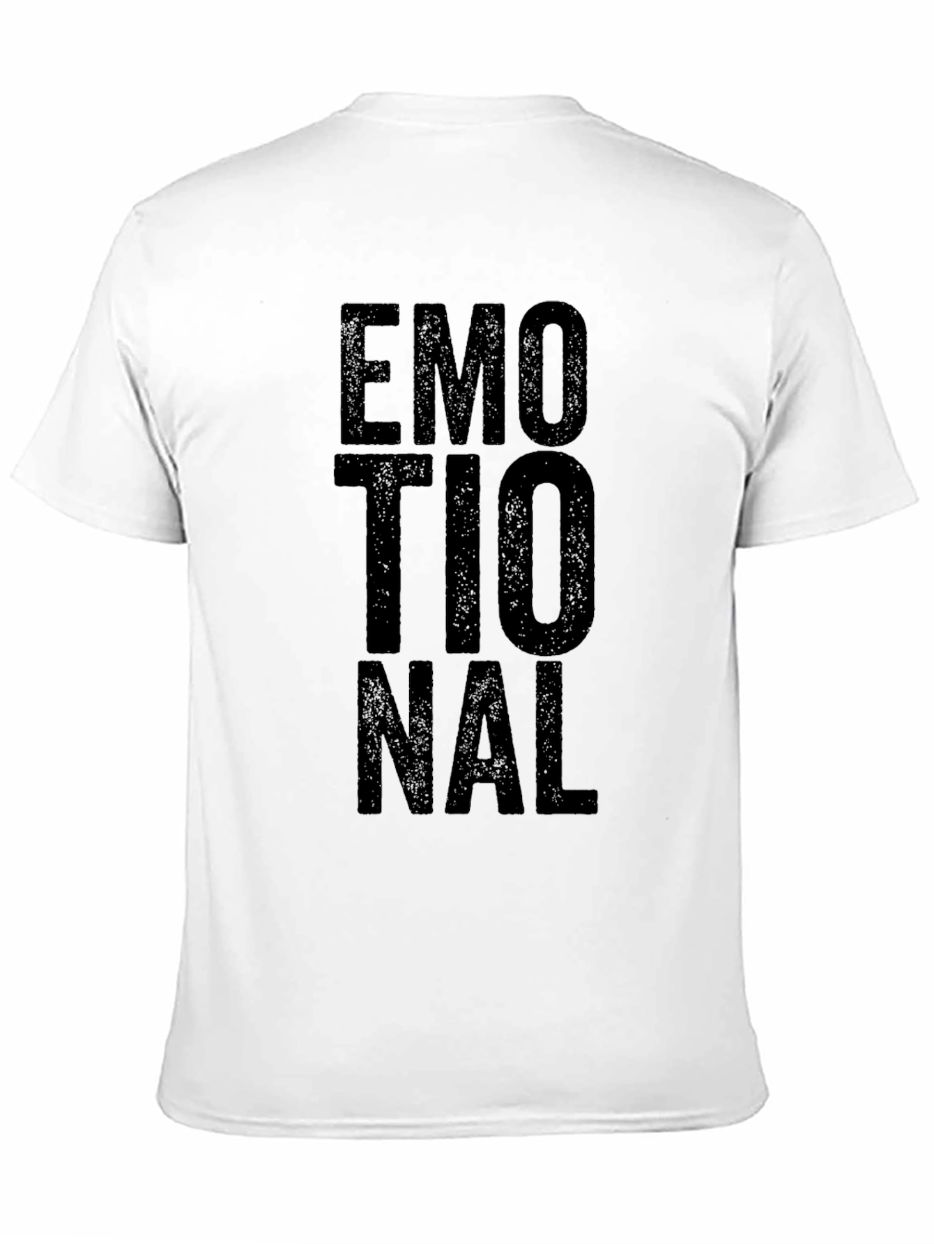 Emotional Black Graphic T-Shirt