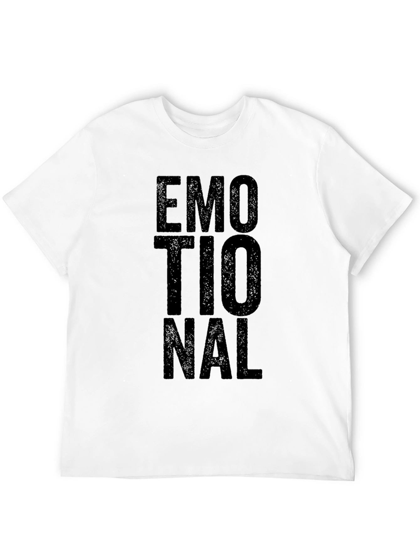 Emotional Black Graphic T-Shirt