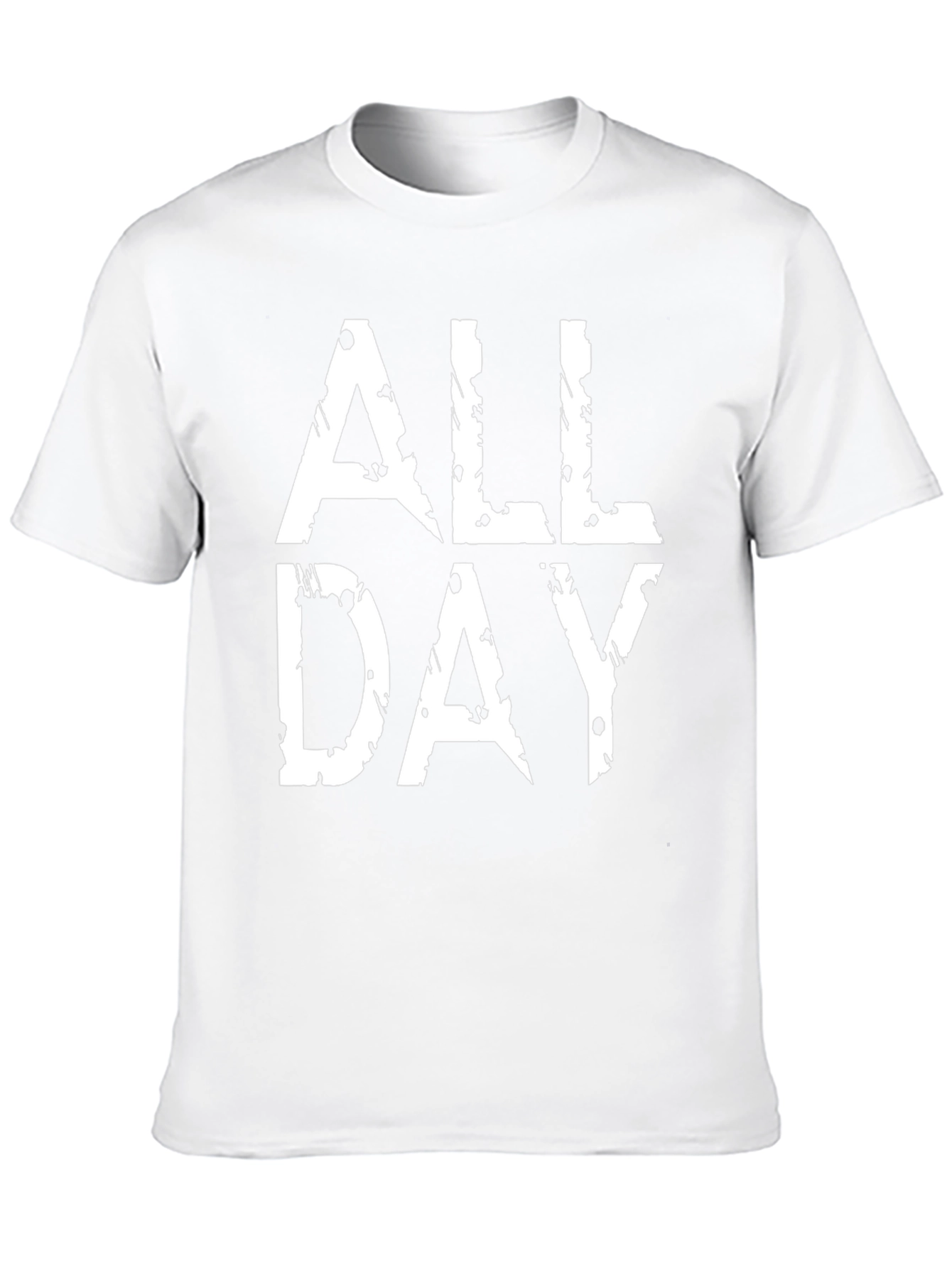 All Day Graphic Tee - Black Cotton Blend