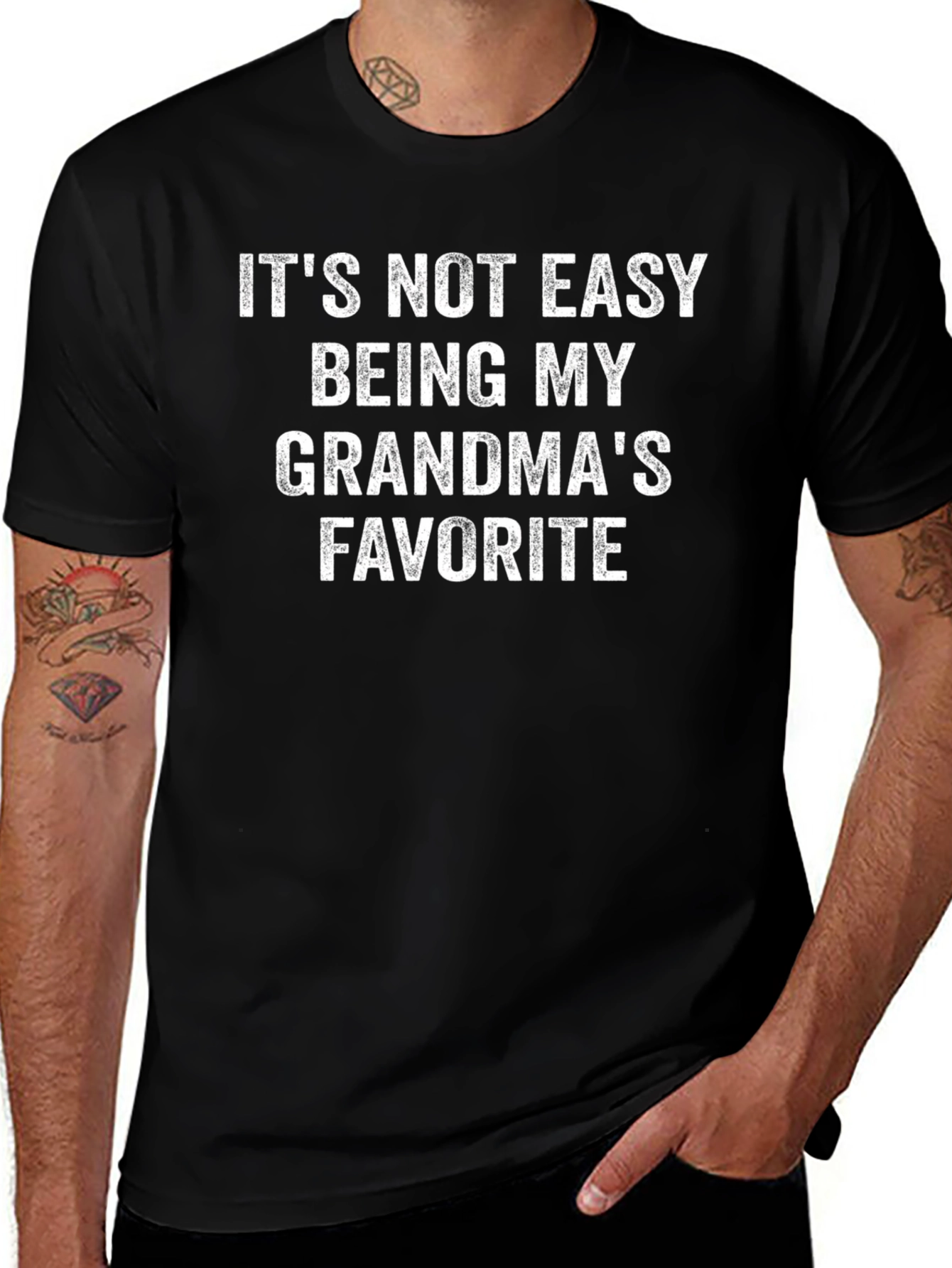 Grandmas Favorite Graphic Tee - Black T-Shirt