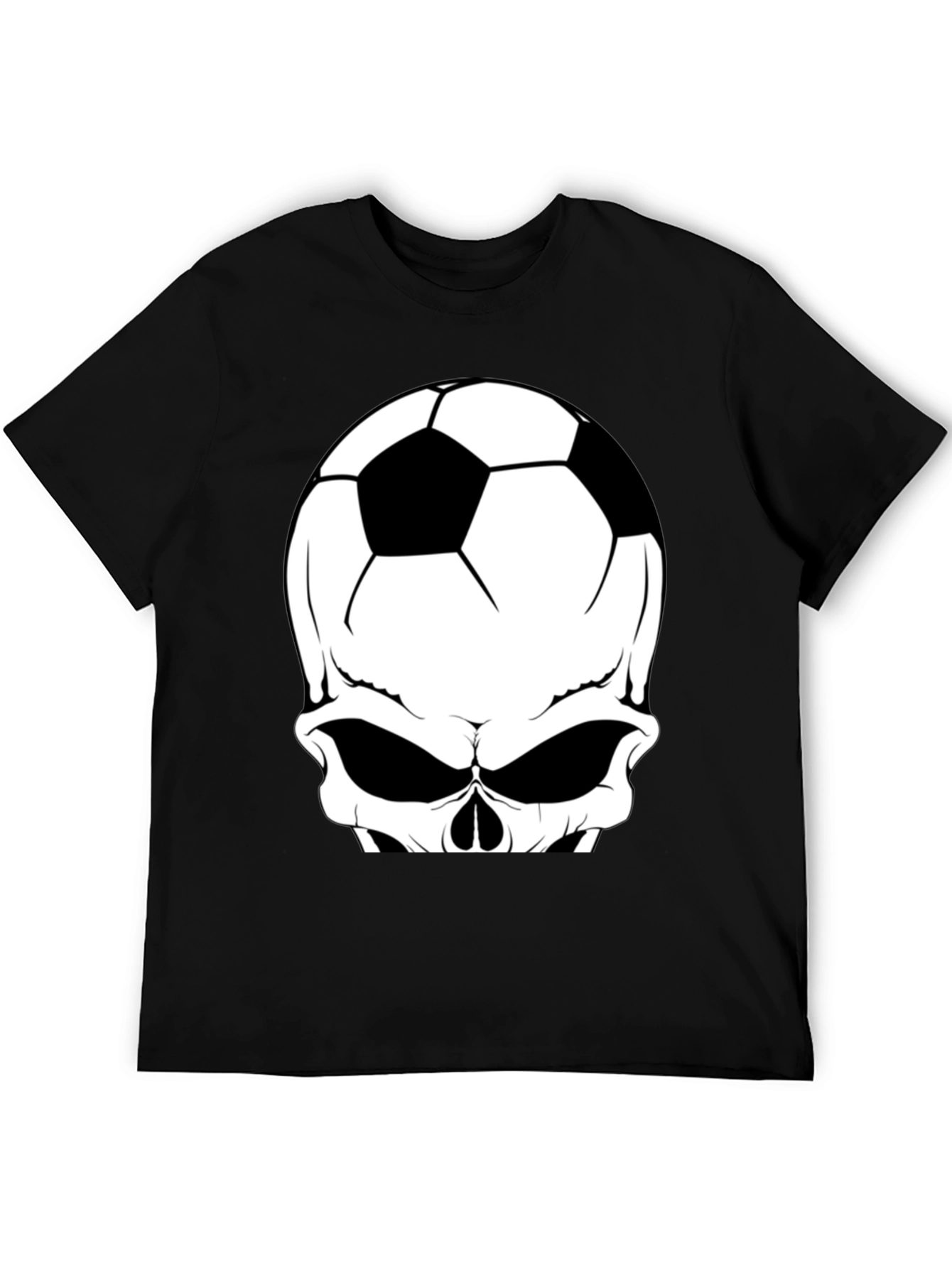 Skull Soccer Graphic T-Shirt
