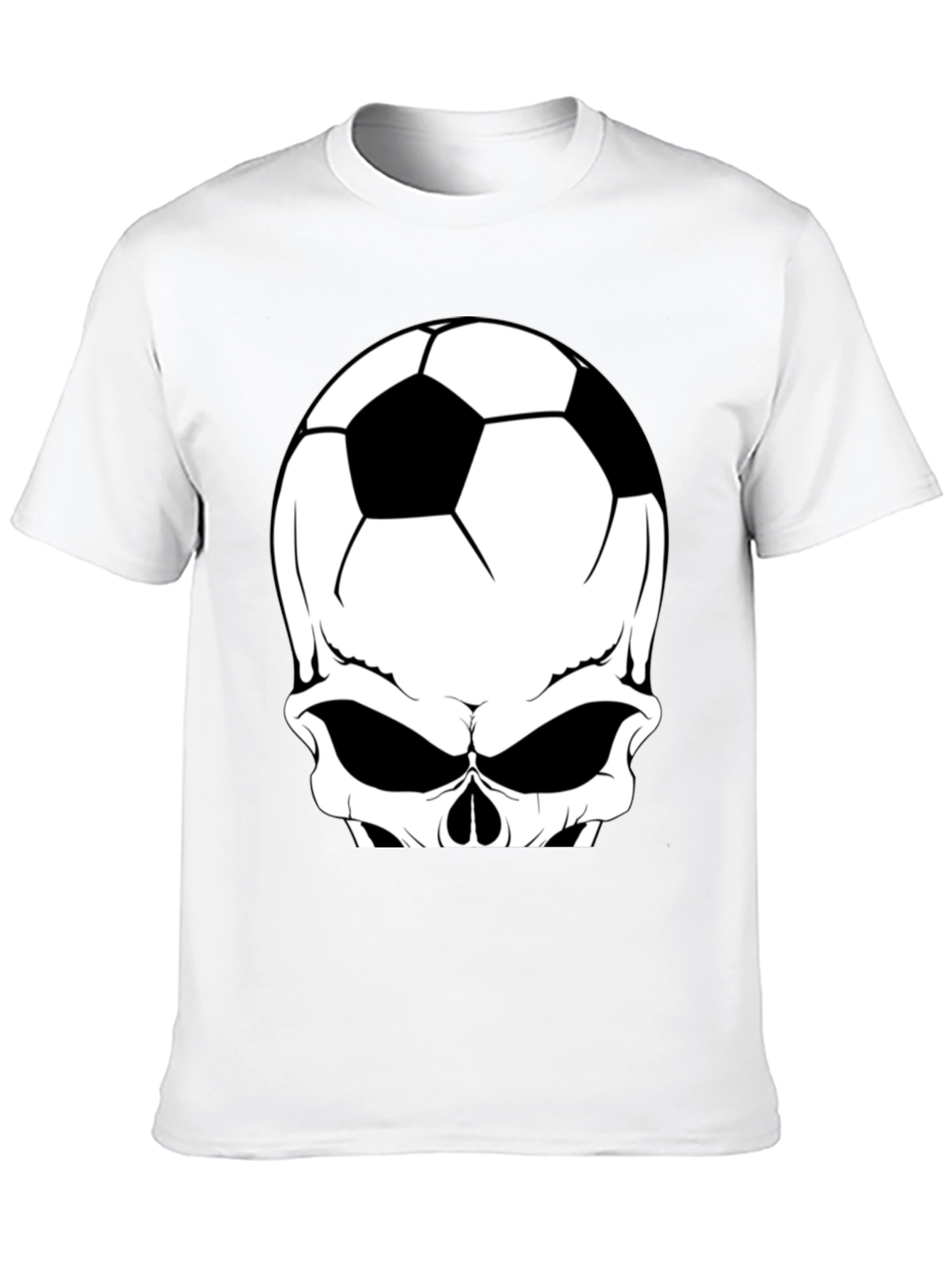 Skull Soccer Graphic T-Shirt