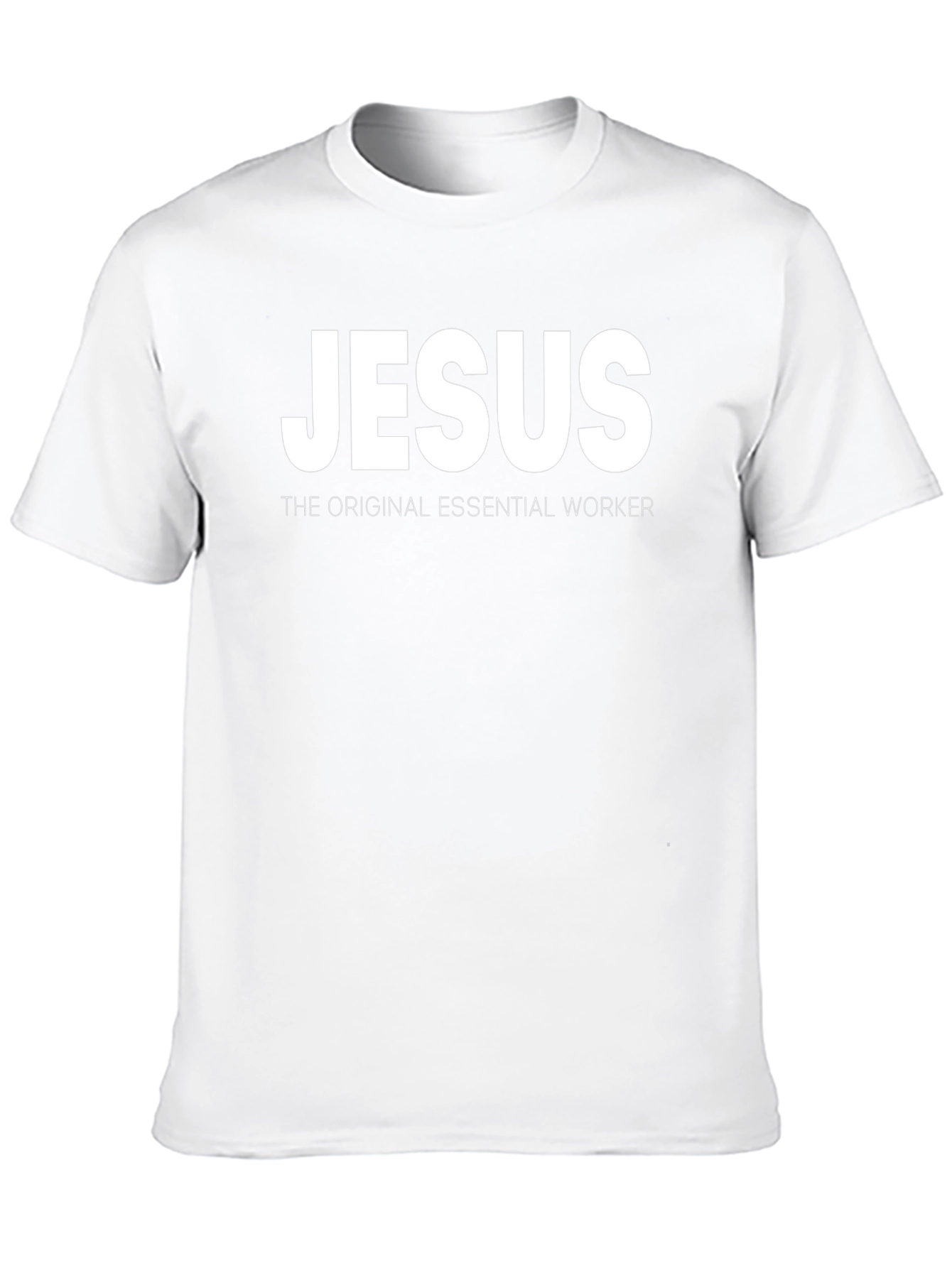 Jesus Original Essential Worker Black T-Shirt