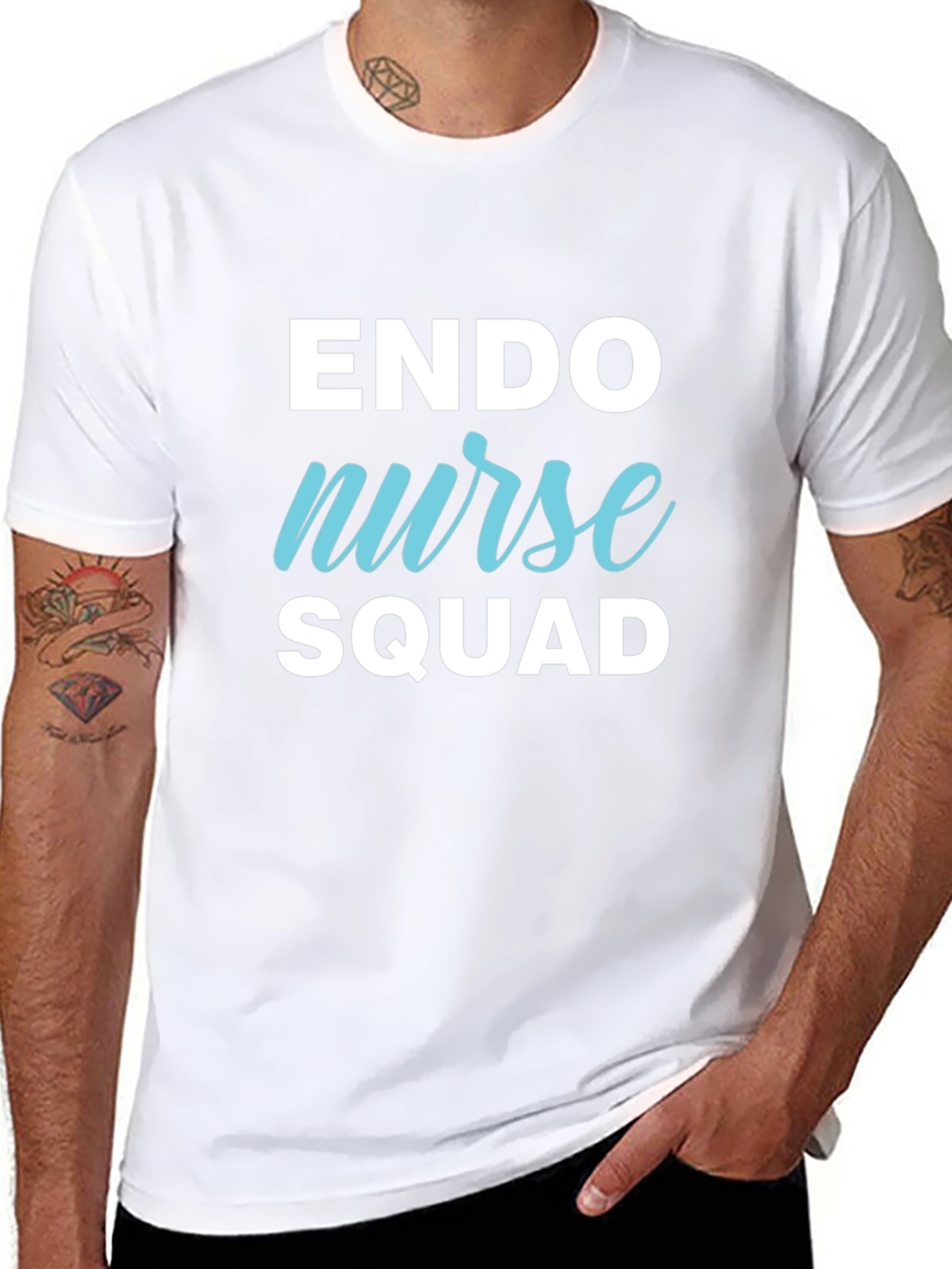 Endo Nurse Squad Black T-Shirt