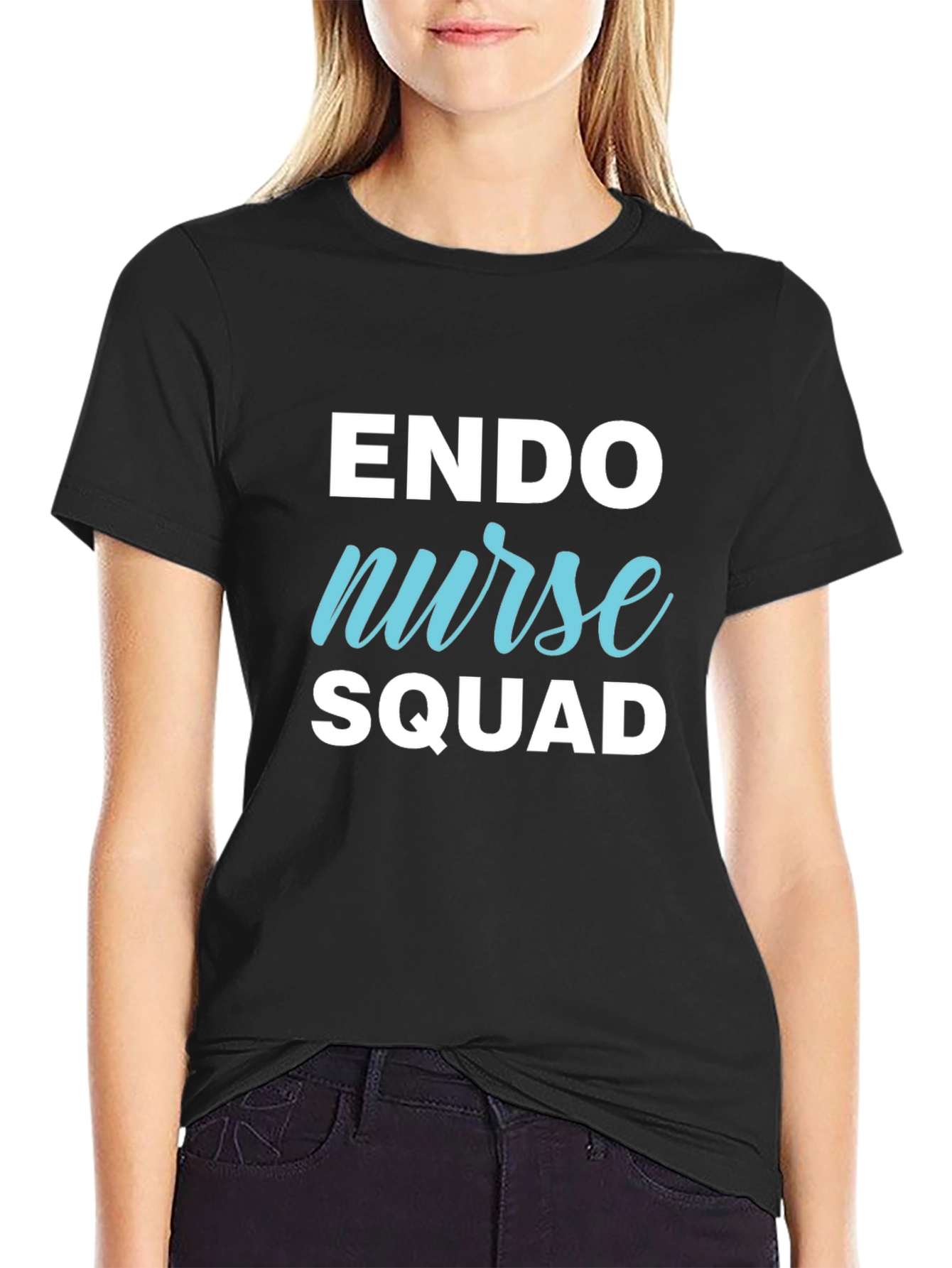 Endo Nurse Squad Black T-Shirt