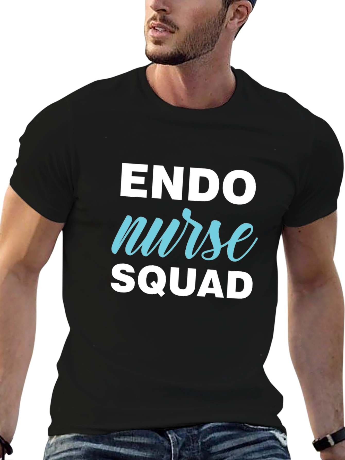 Endo Nurse Squad Black T-Shirt