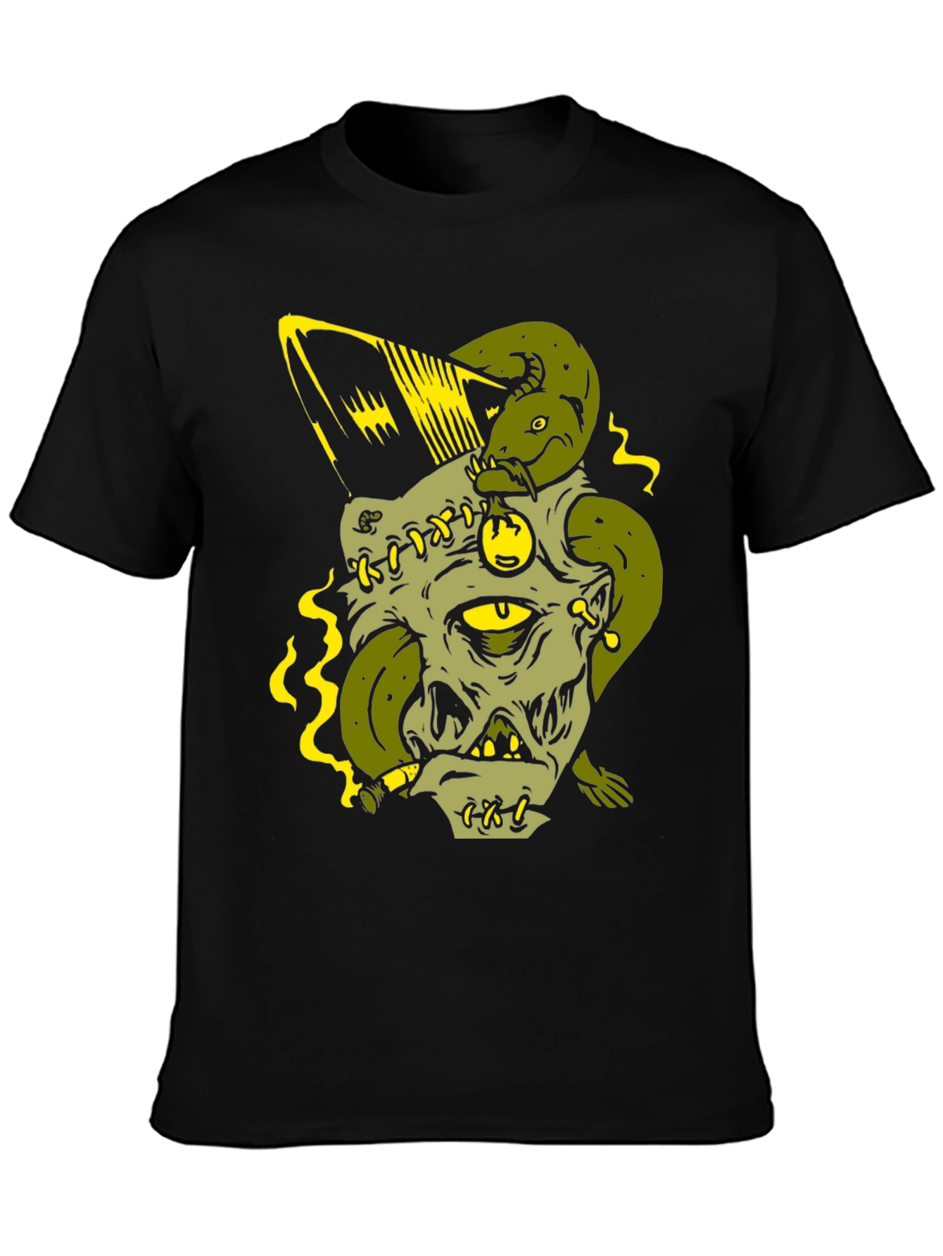 One-Eyed Monster Graphic Print Tee
