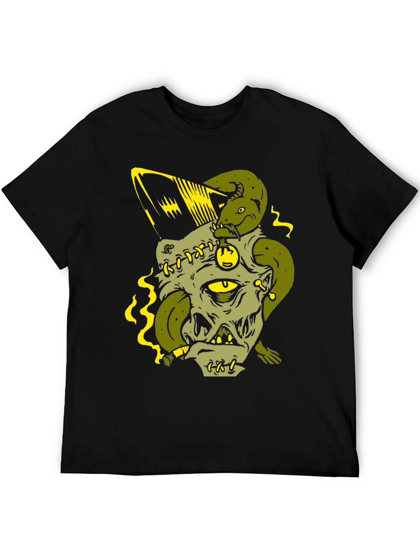 One-Eyed Monster Graphic Print Tee