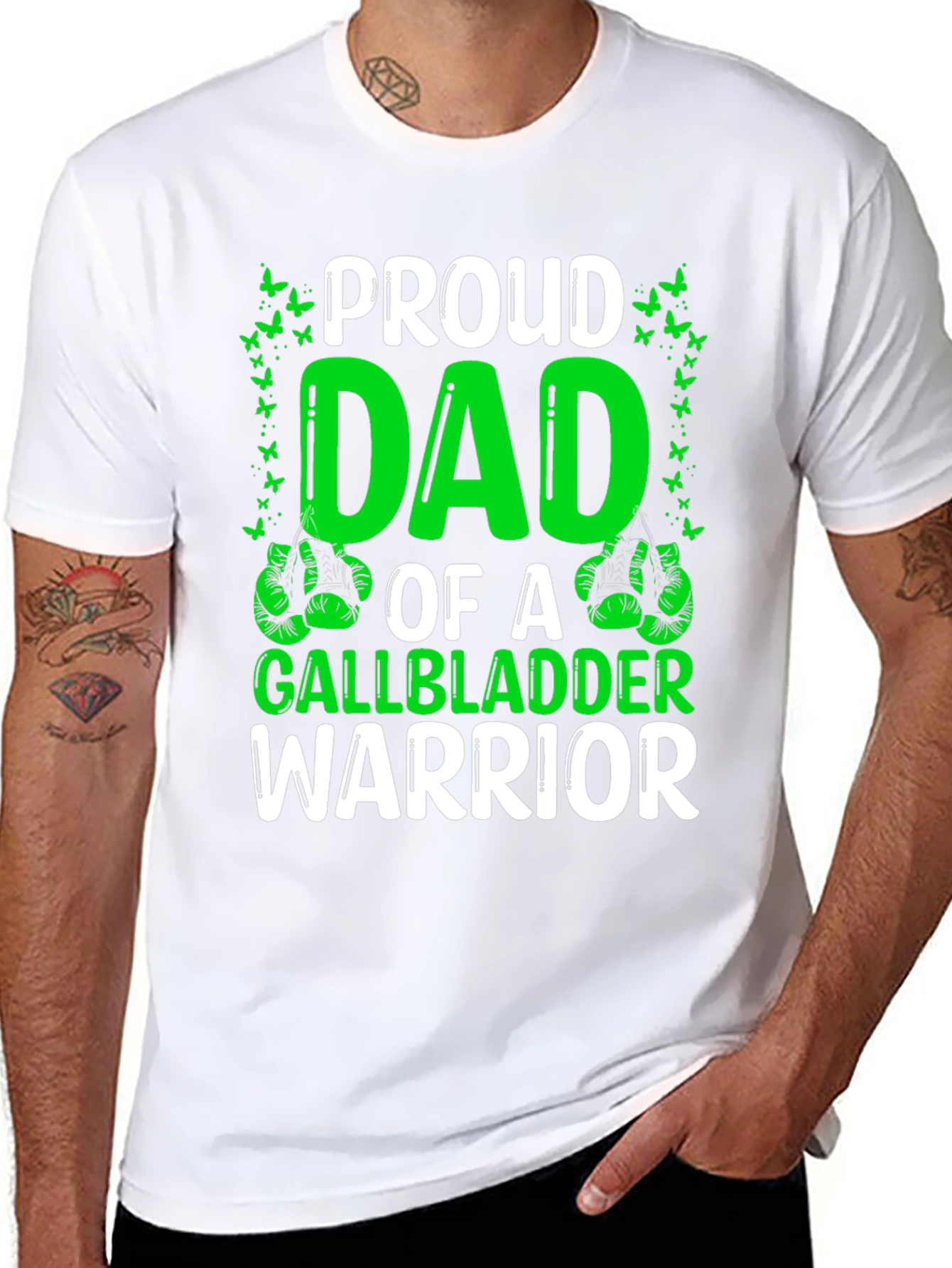Proud Dad of Gallbladder Warrior T-Shirt