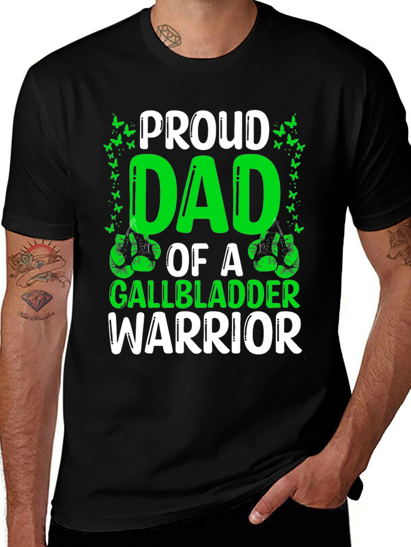 Proud Dad of Gallbladder Warrior T-Shirt