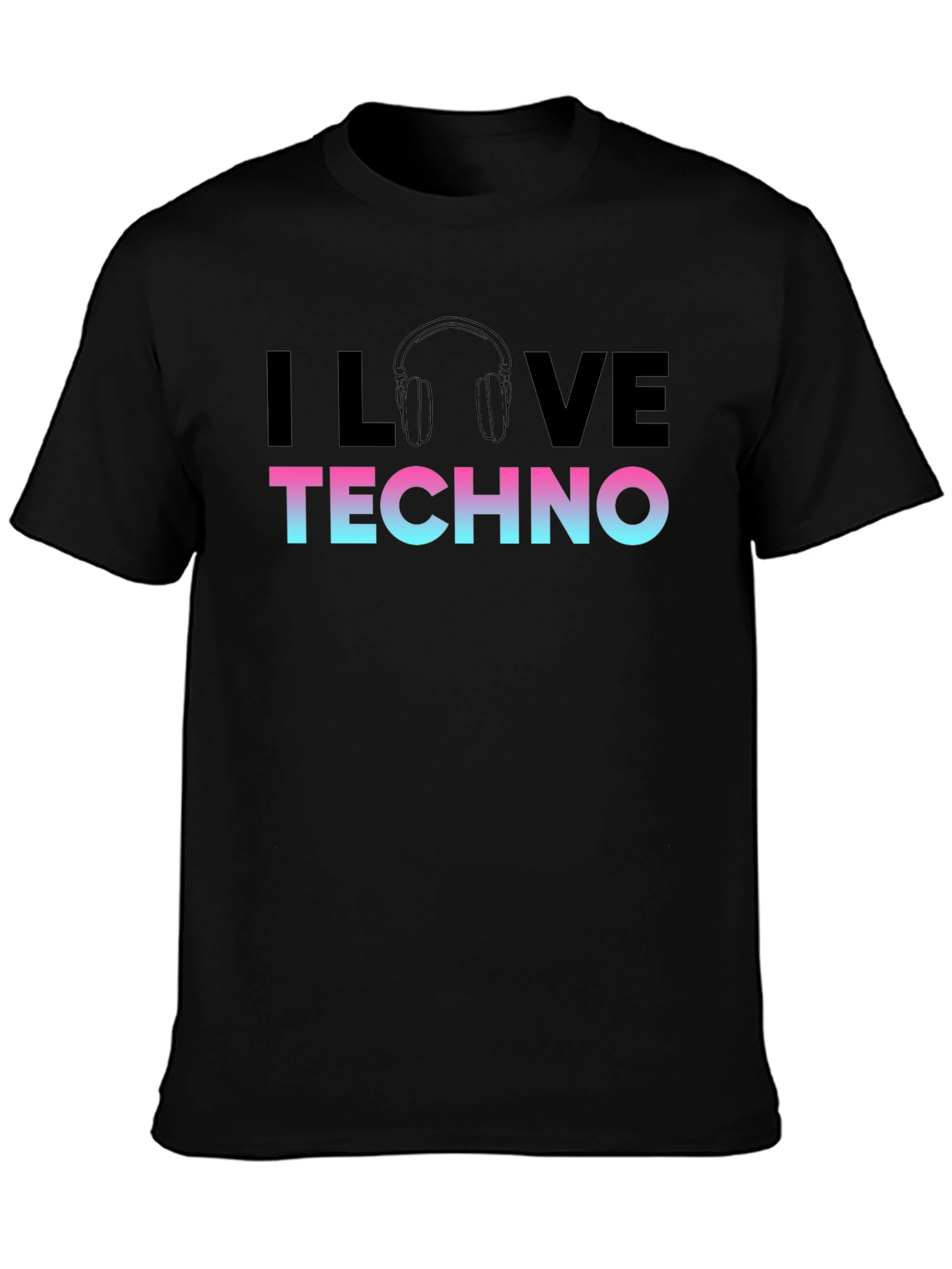 I Love Techno T-Shirt - Music Festival Apparel