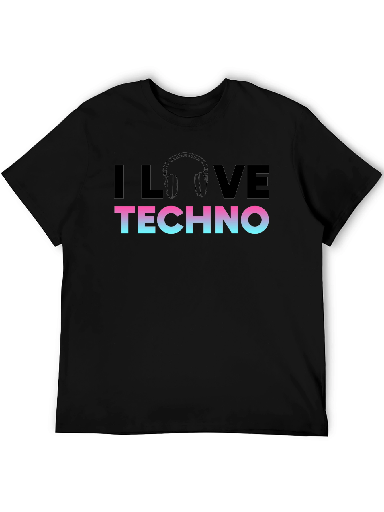 I Love Techno T-Shirt - Music Festival Apparel