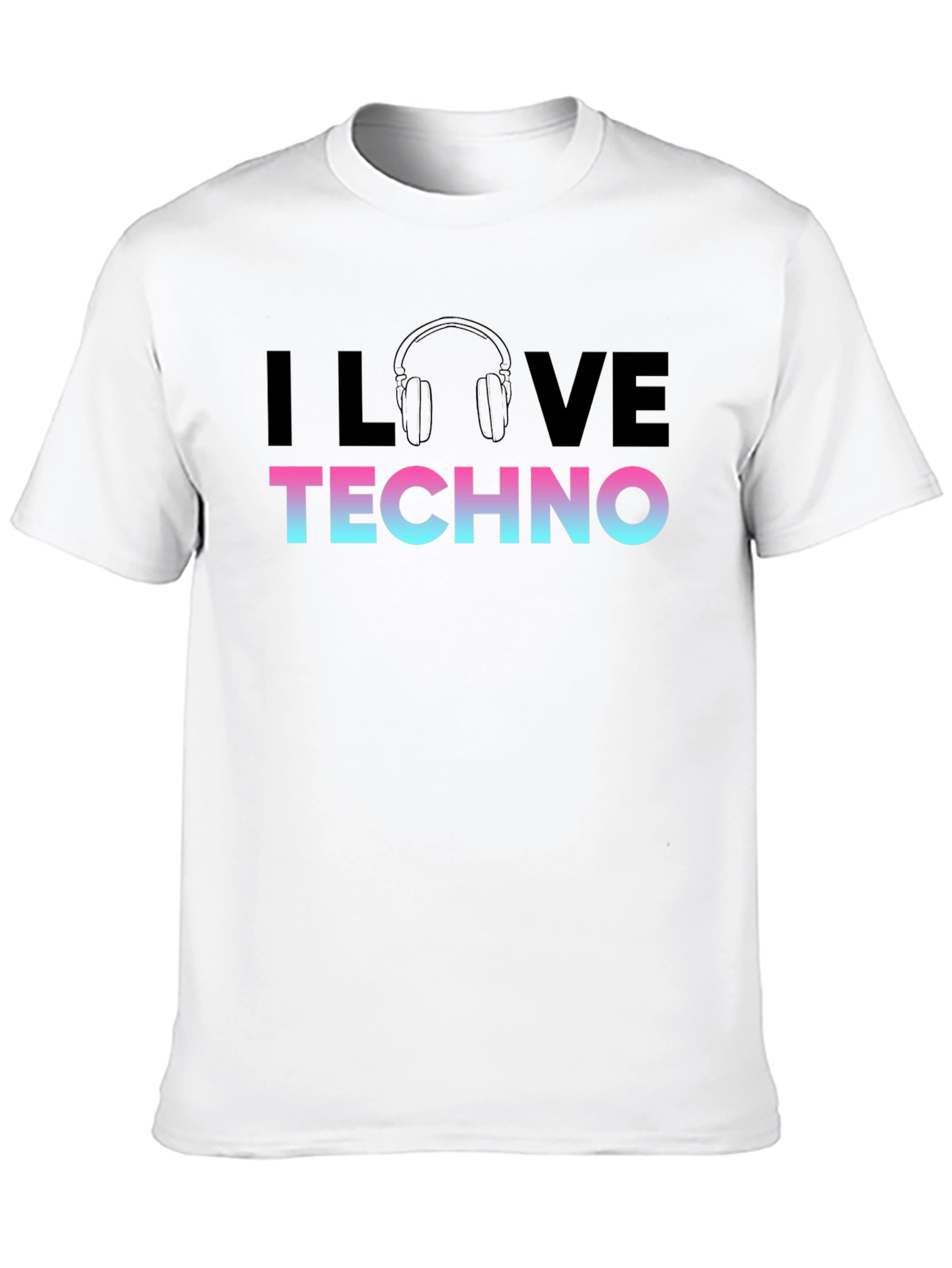 I Love Techno T-Shirt - Music Festival Apparel