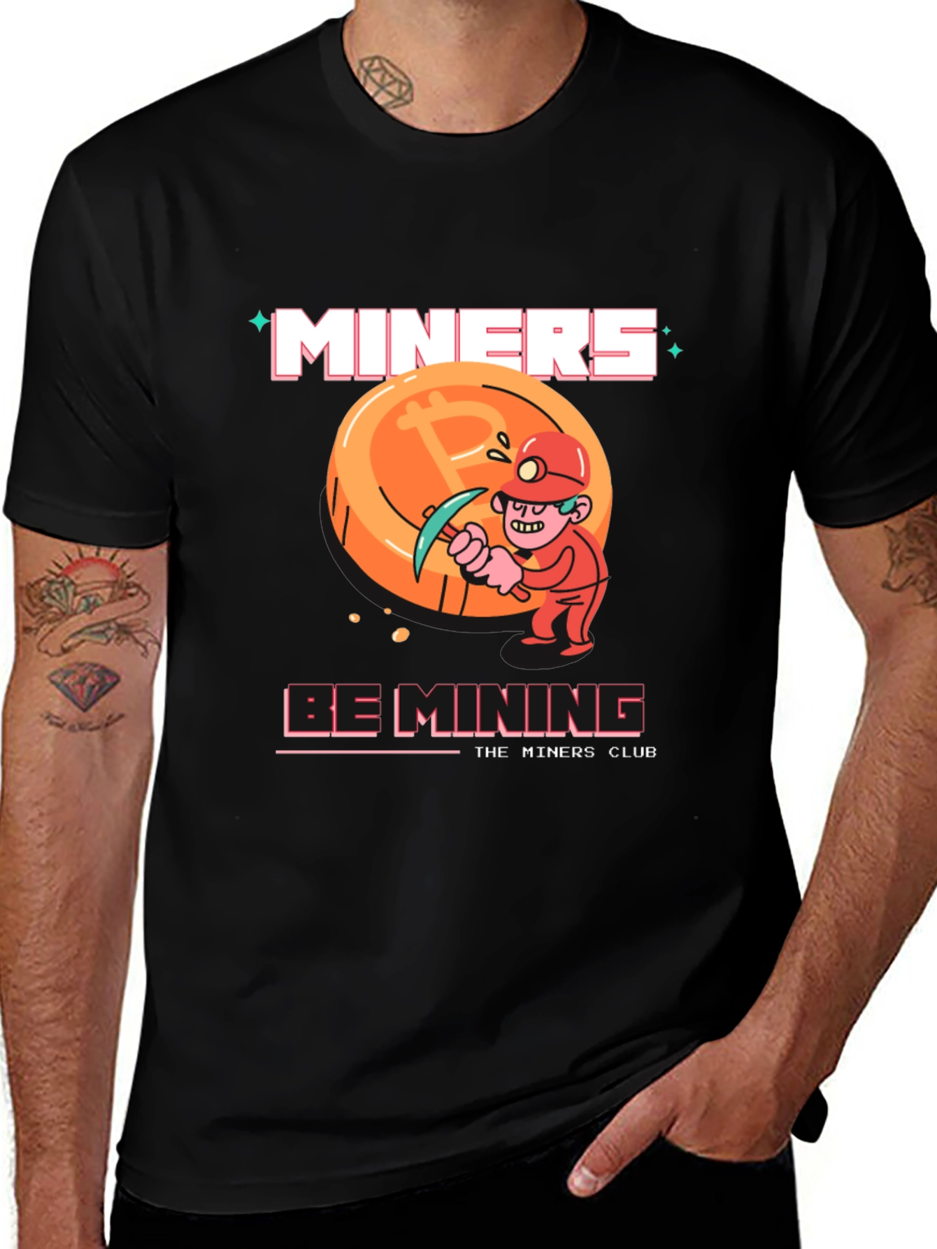 Miners Club Graphic Tee - Be Mining