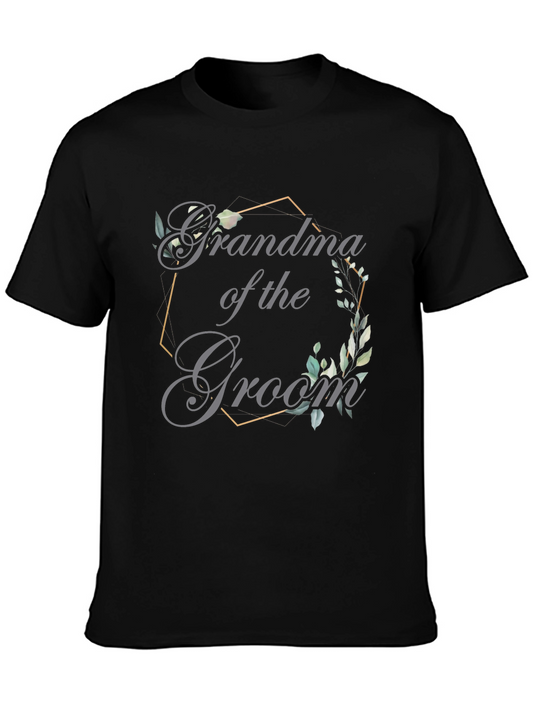 Grandma of the Groom Tee - Floral Wedding Shirt