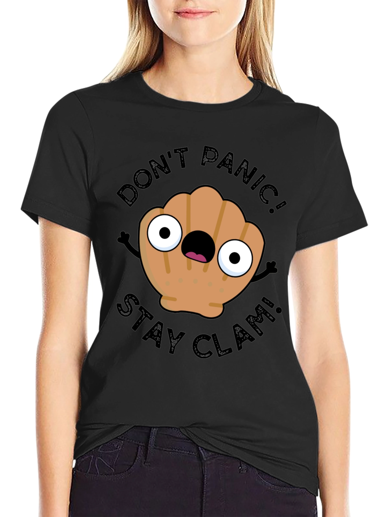 Dont Panic Stay Clam T-Shirt