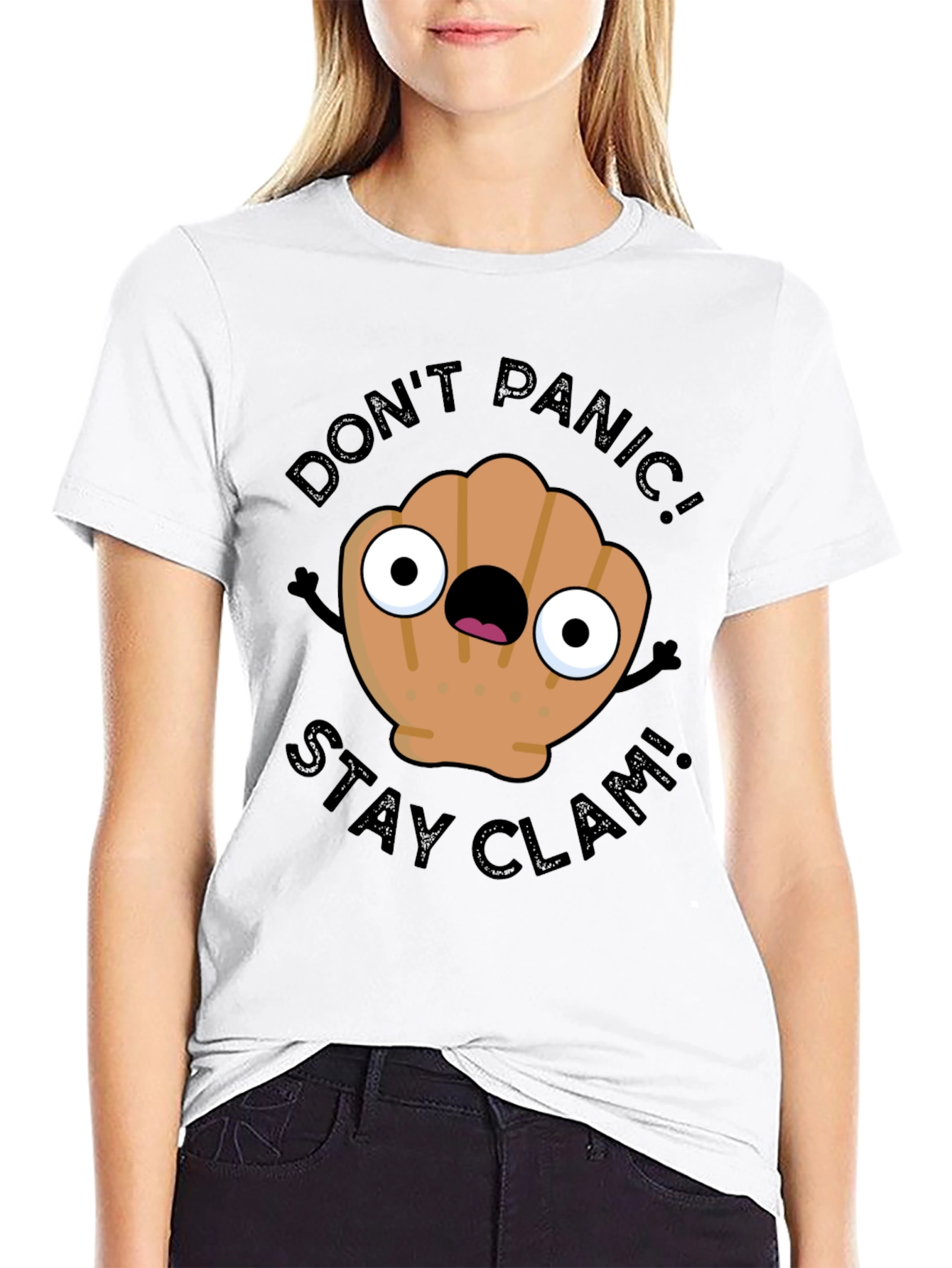Dont Panic Stay Clam T-Shirt