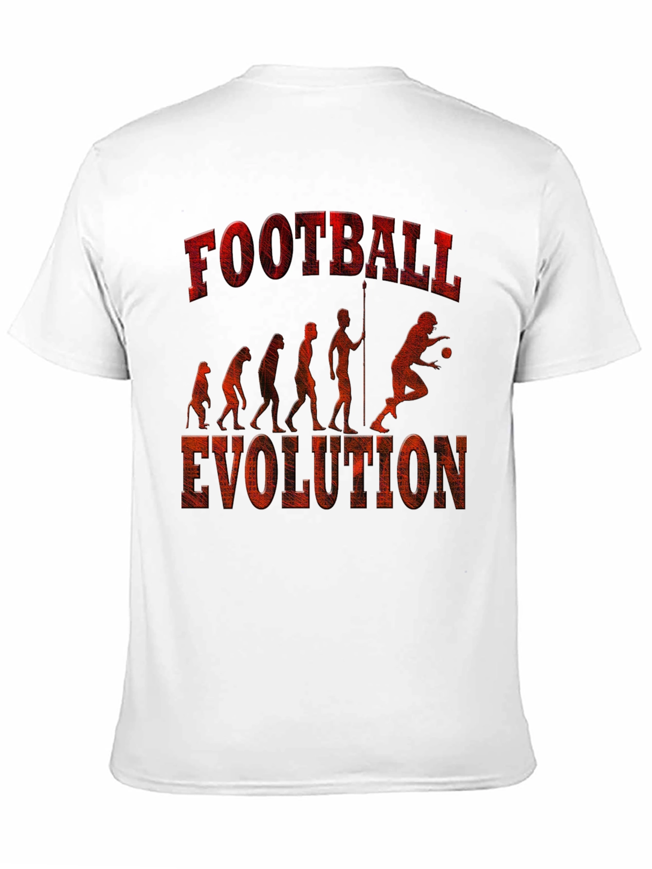 Football Evolution Graphic T-Shirt