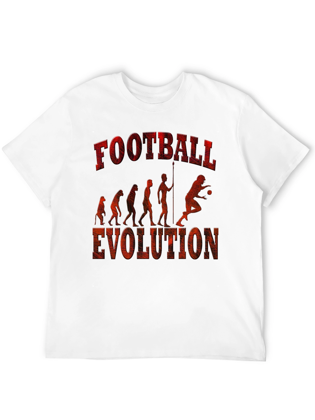 Football Evolution Graphic T-Shirt