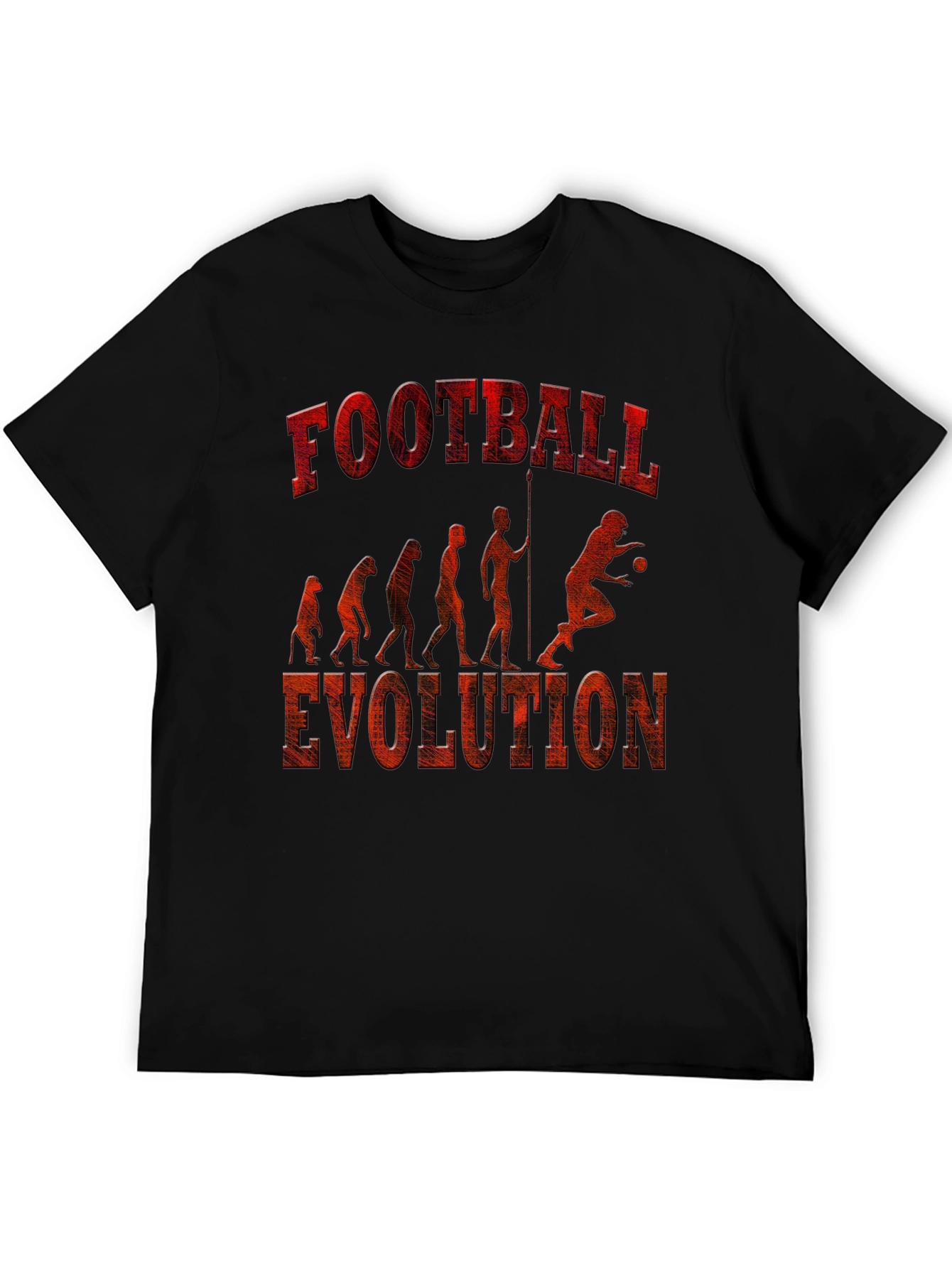 Football Evolution Graphic T-Shirt
