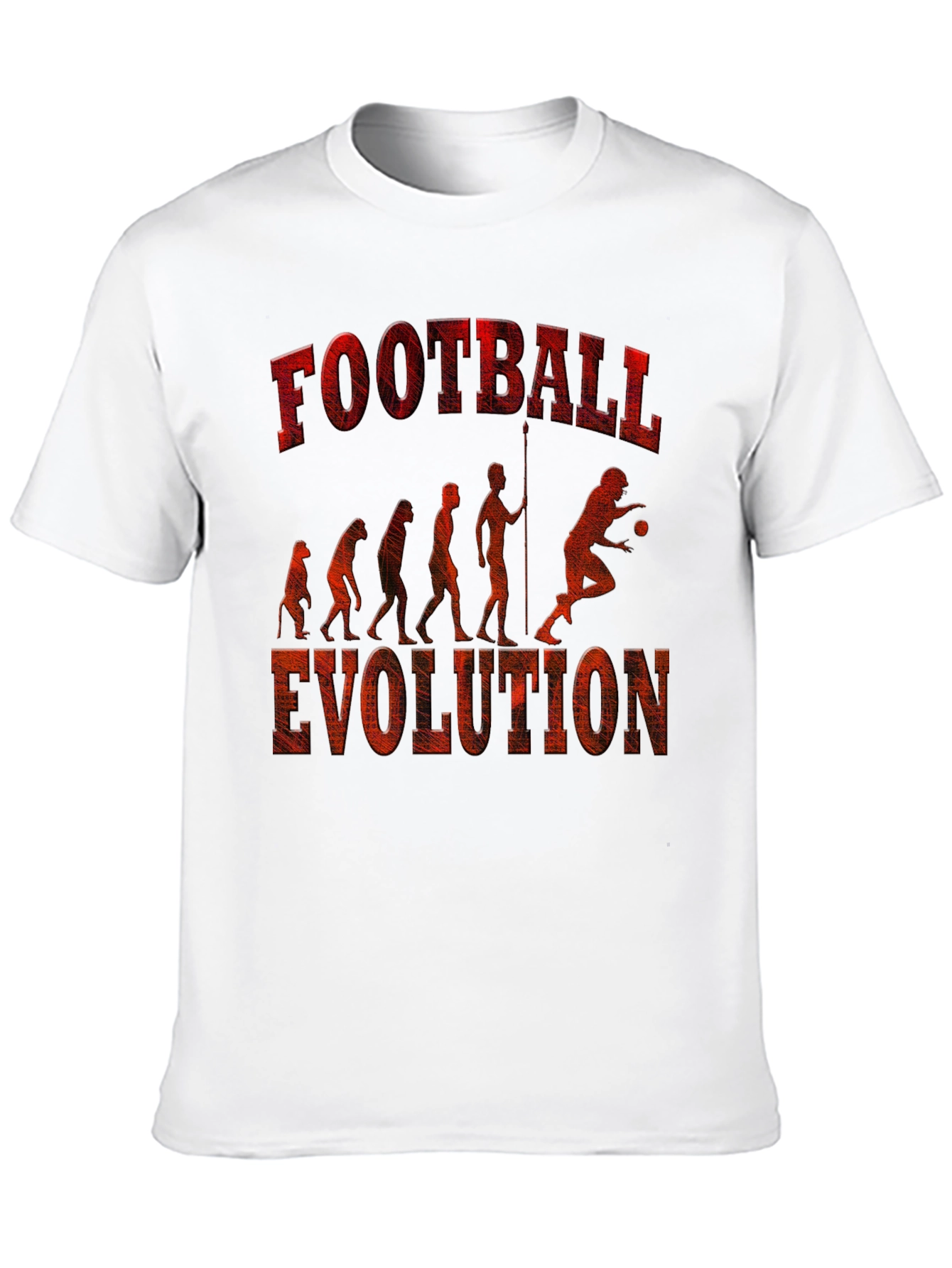 Football Evolution Graphic T-Shirt