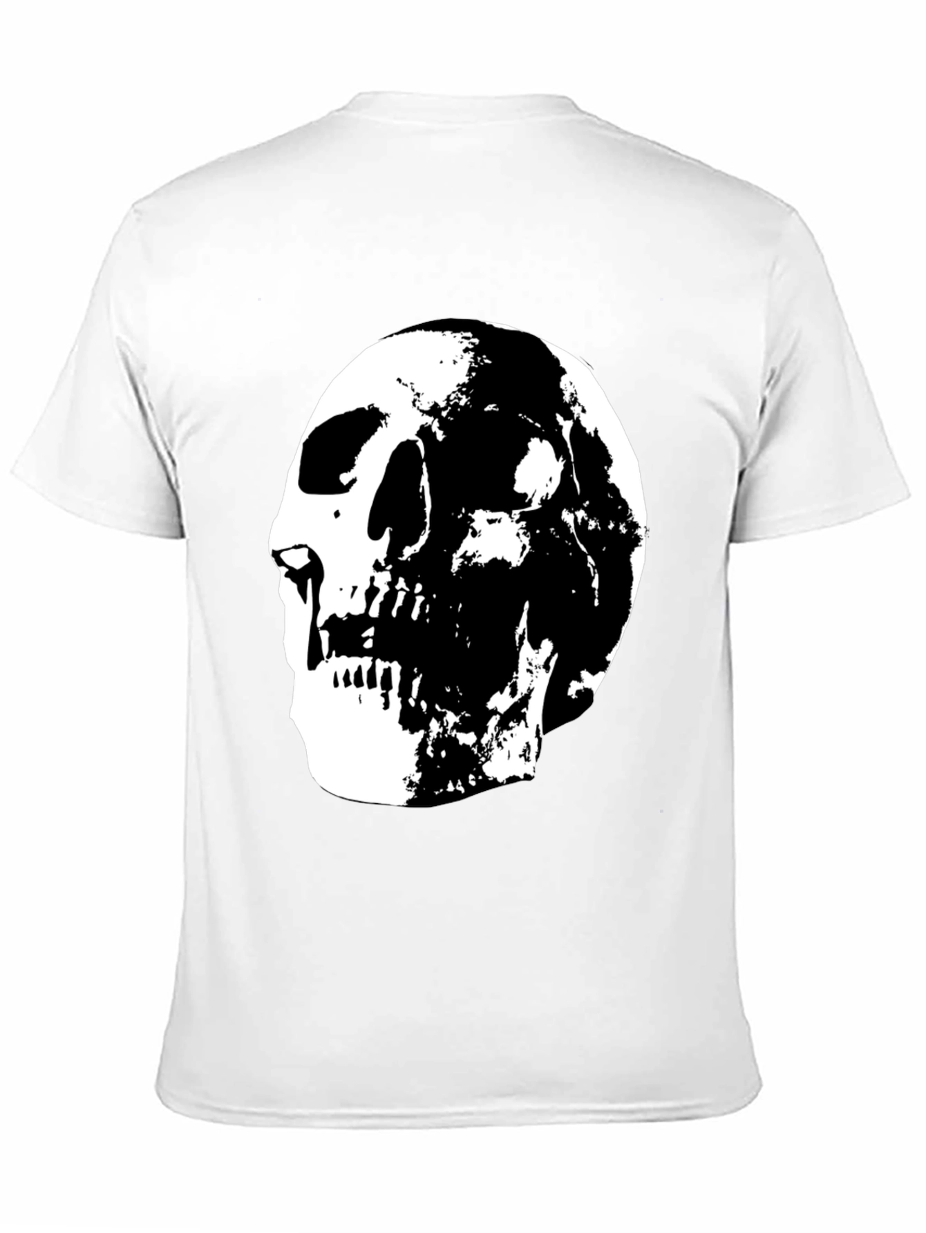 Skull Graphic Black T-Shirt - Edgy Style