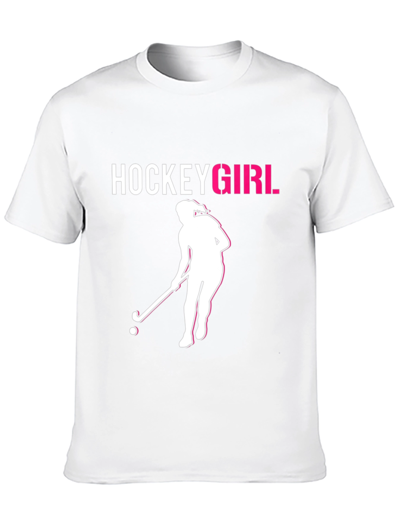 Hockey Girl Graphic Tee - Sporty & Stylish