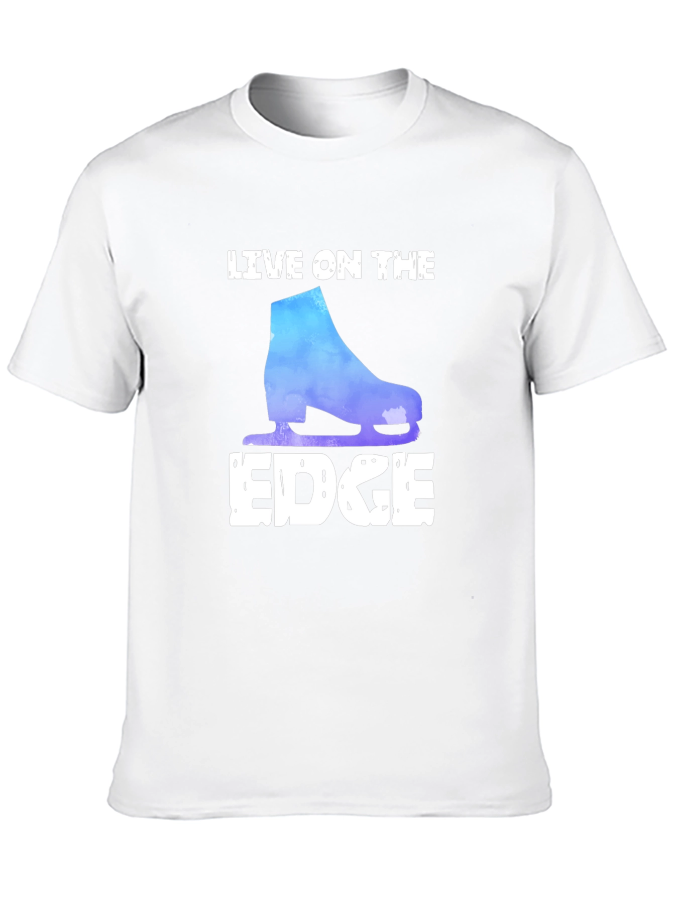 Live On The Edge Figure Skating T-Shirt