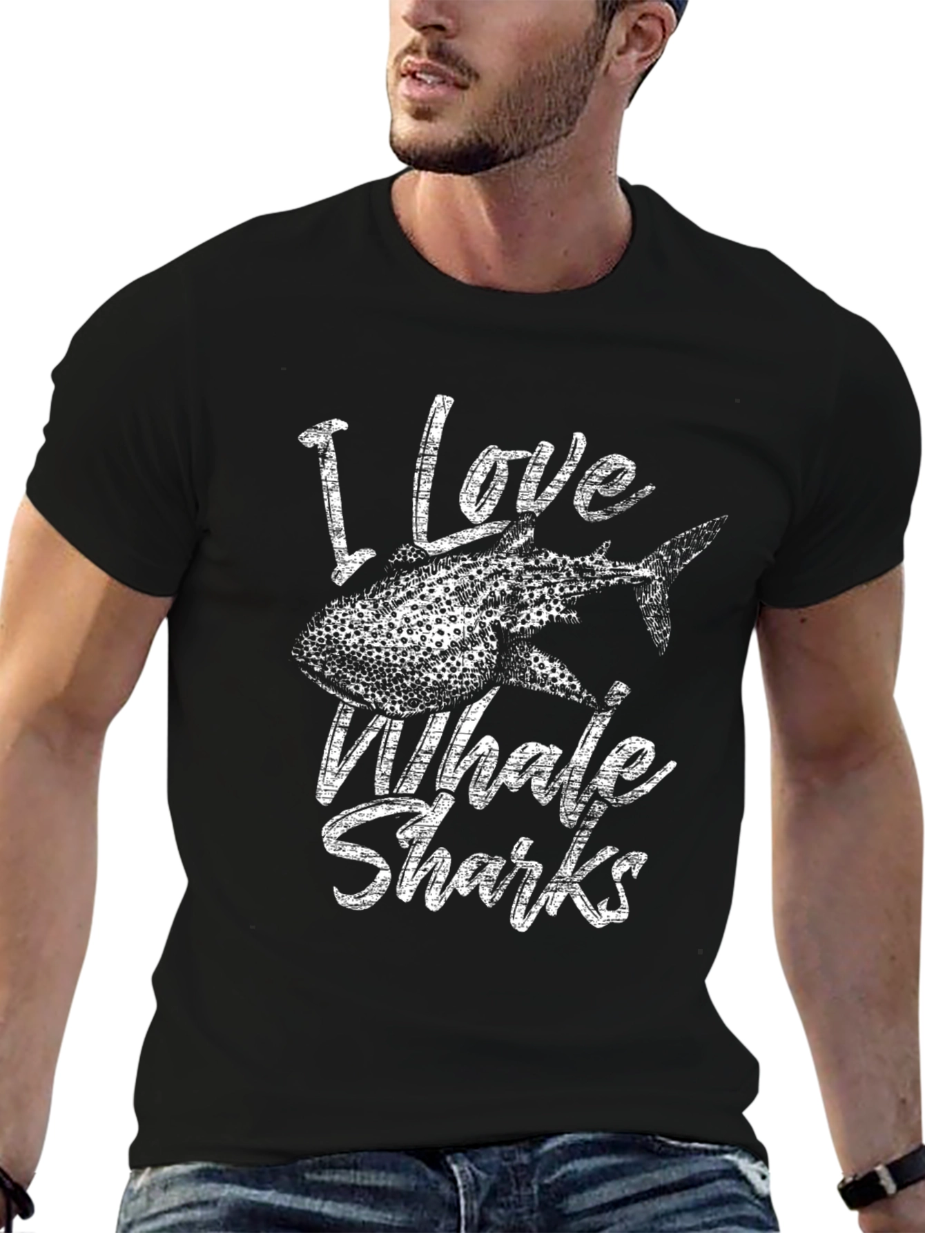 I Love Whale Sharks Graphic T-Shirt
