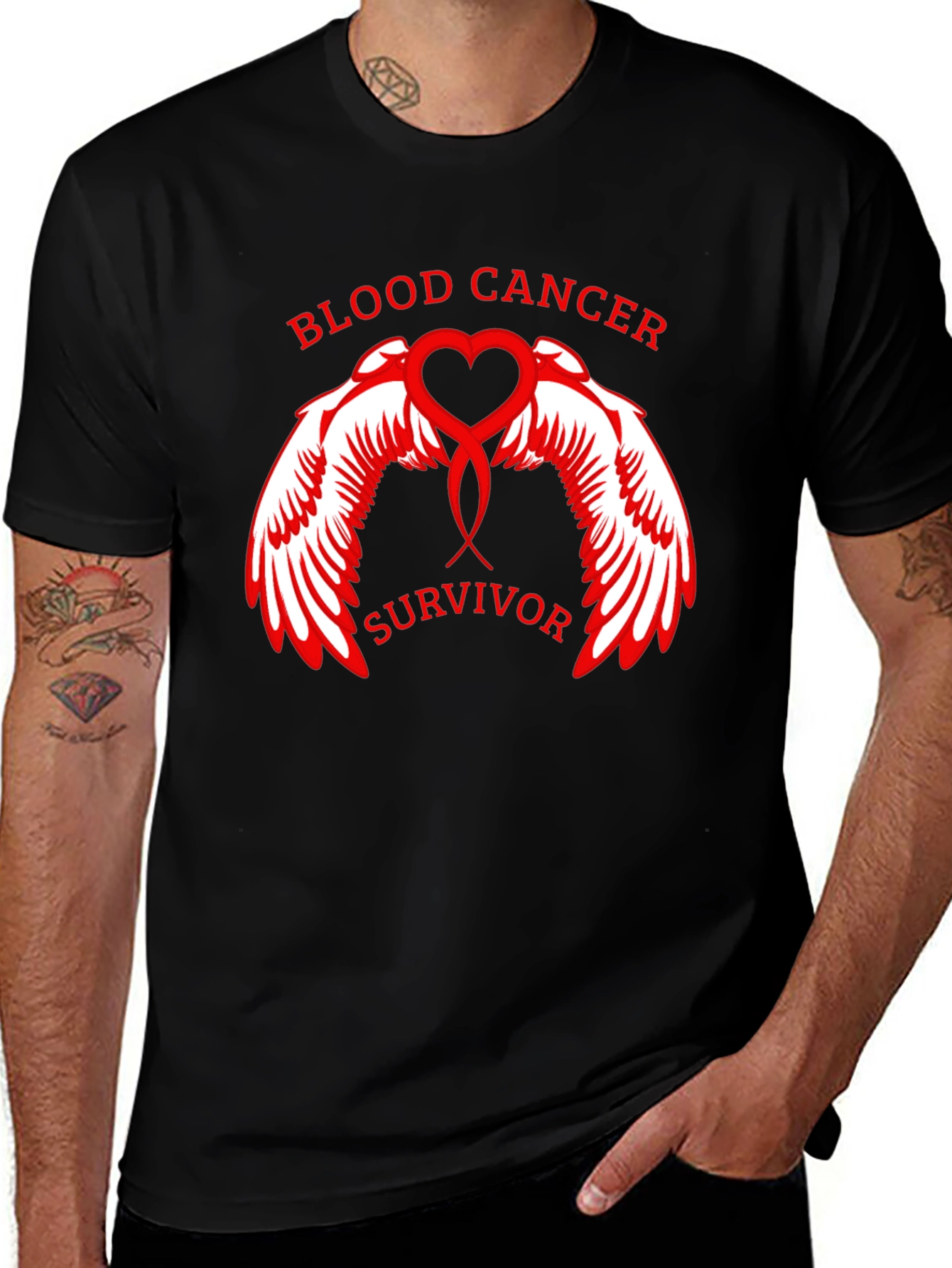 Blood Cancer Survivor Black T-Shirt