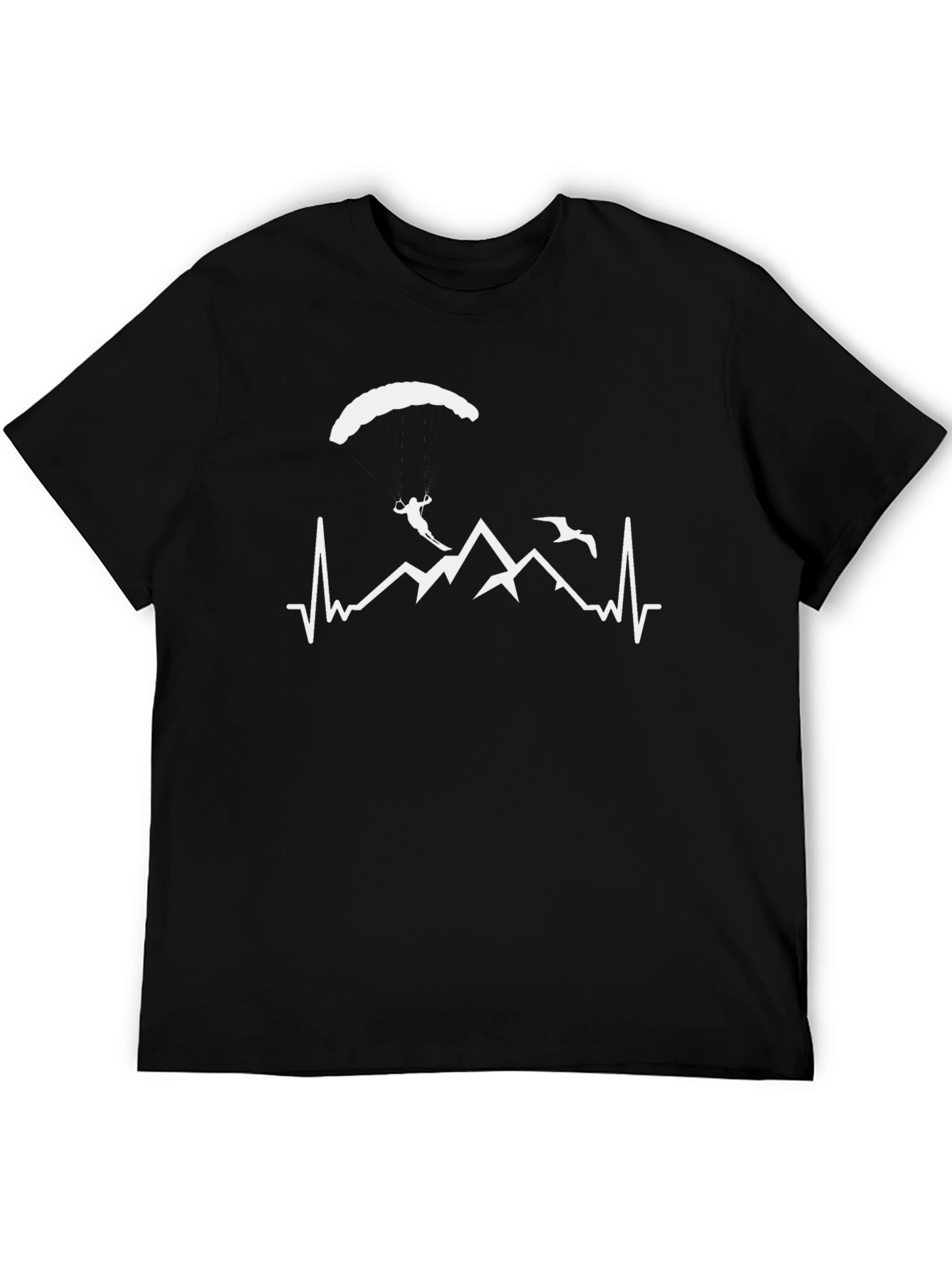 Adventure Seeker Black Graphic Tee