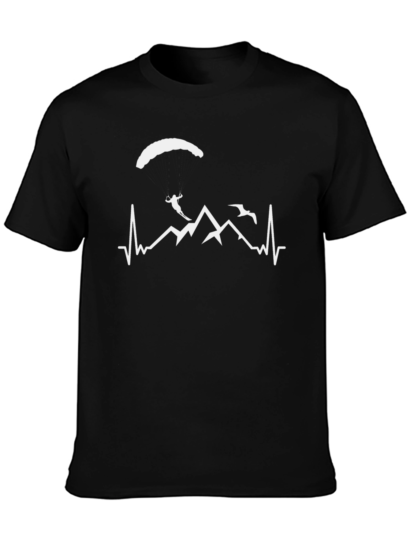 Adventure Seeker Black Graphic Tee