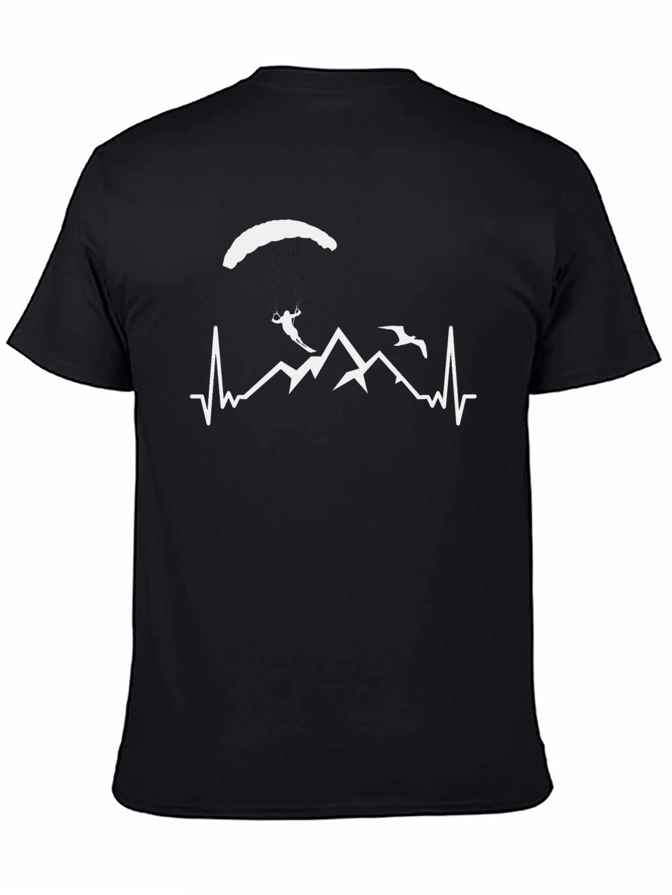 Adventure Seeker Black Graphic Tee