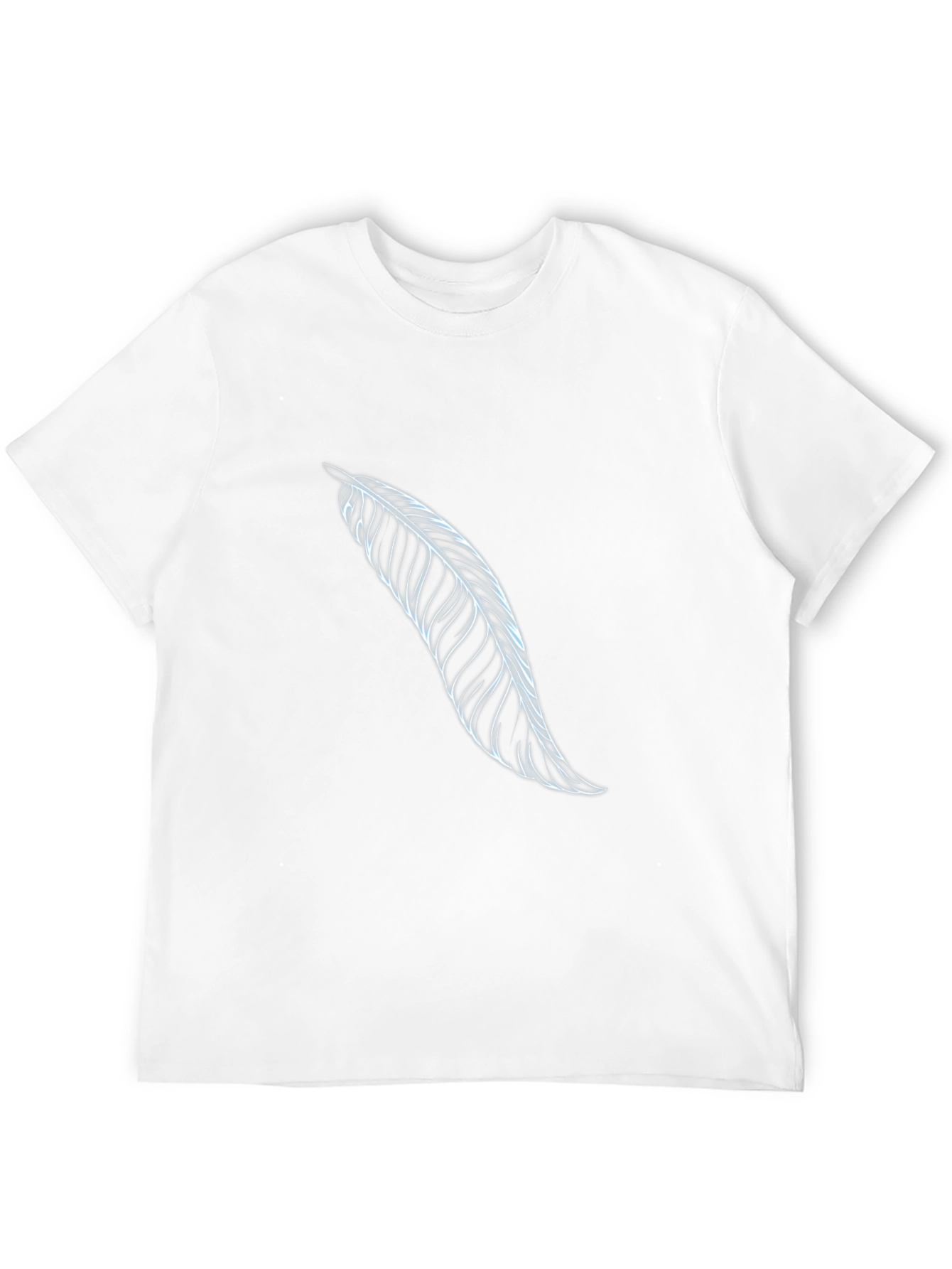 Feather Graphic Black T-Shirt