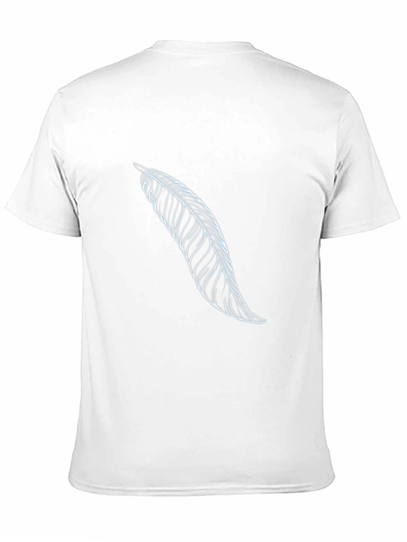 Feather Graphic Black T-Shirt