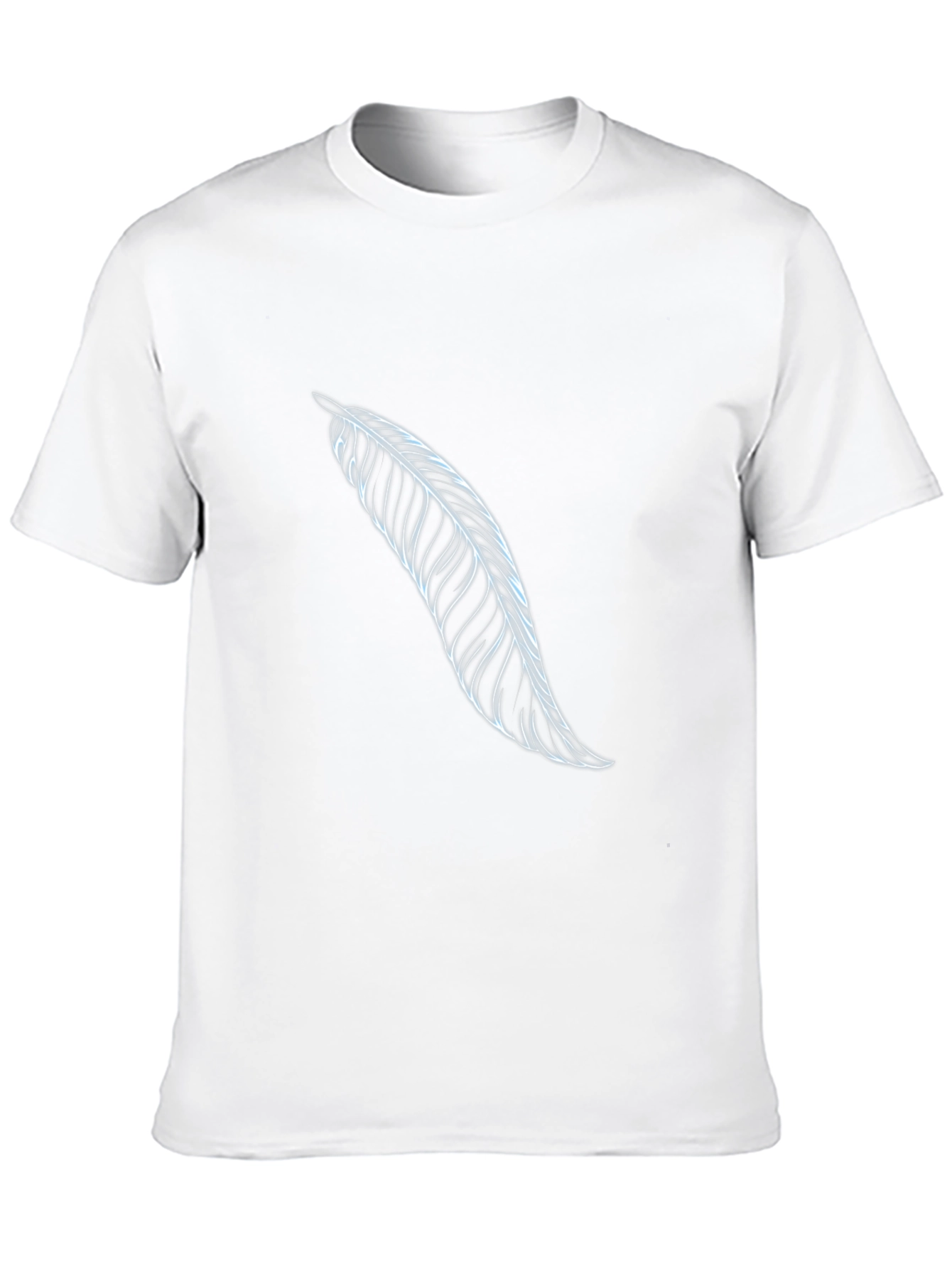 Feather Graphic Black T-Shirt