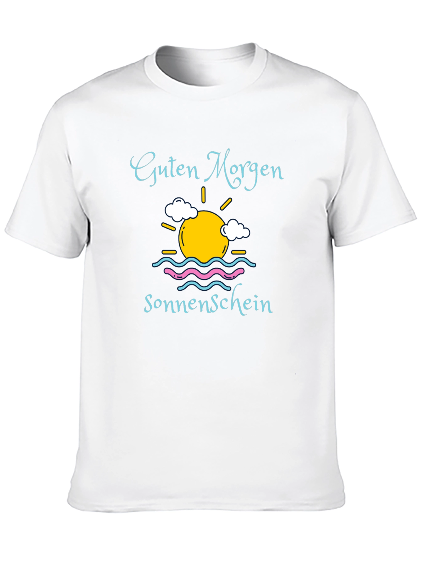 Guten Morgen Sonnenschein Black T-Shirt