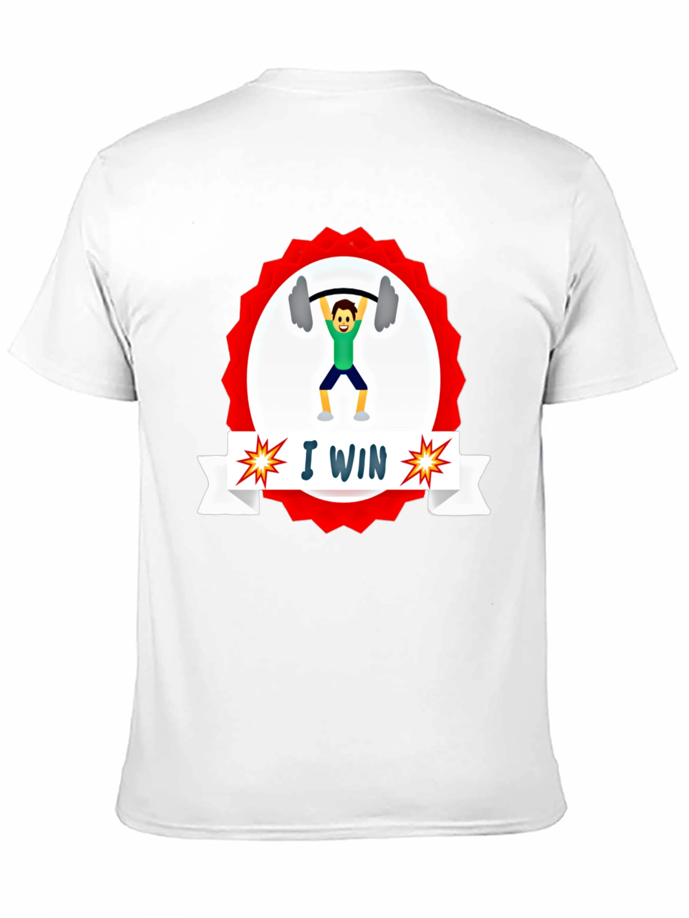 I WIN Weightlifting Graphic Tee