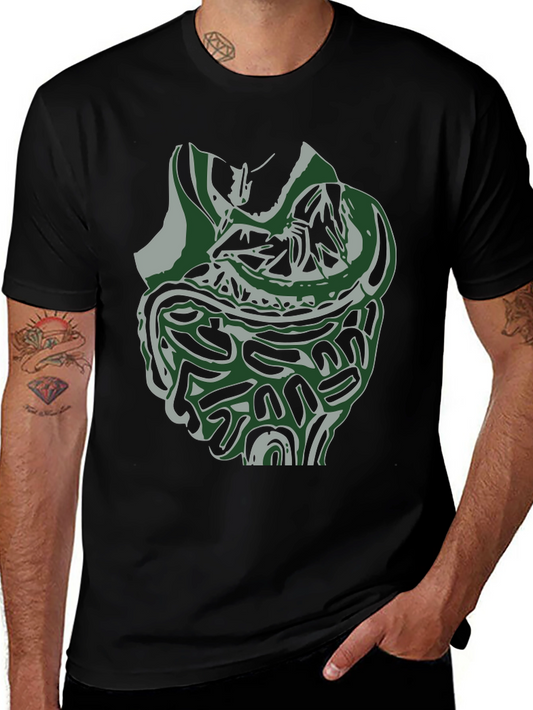 Abstract Graphic Tee - Modern Art Shirt