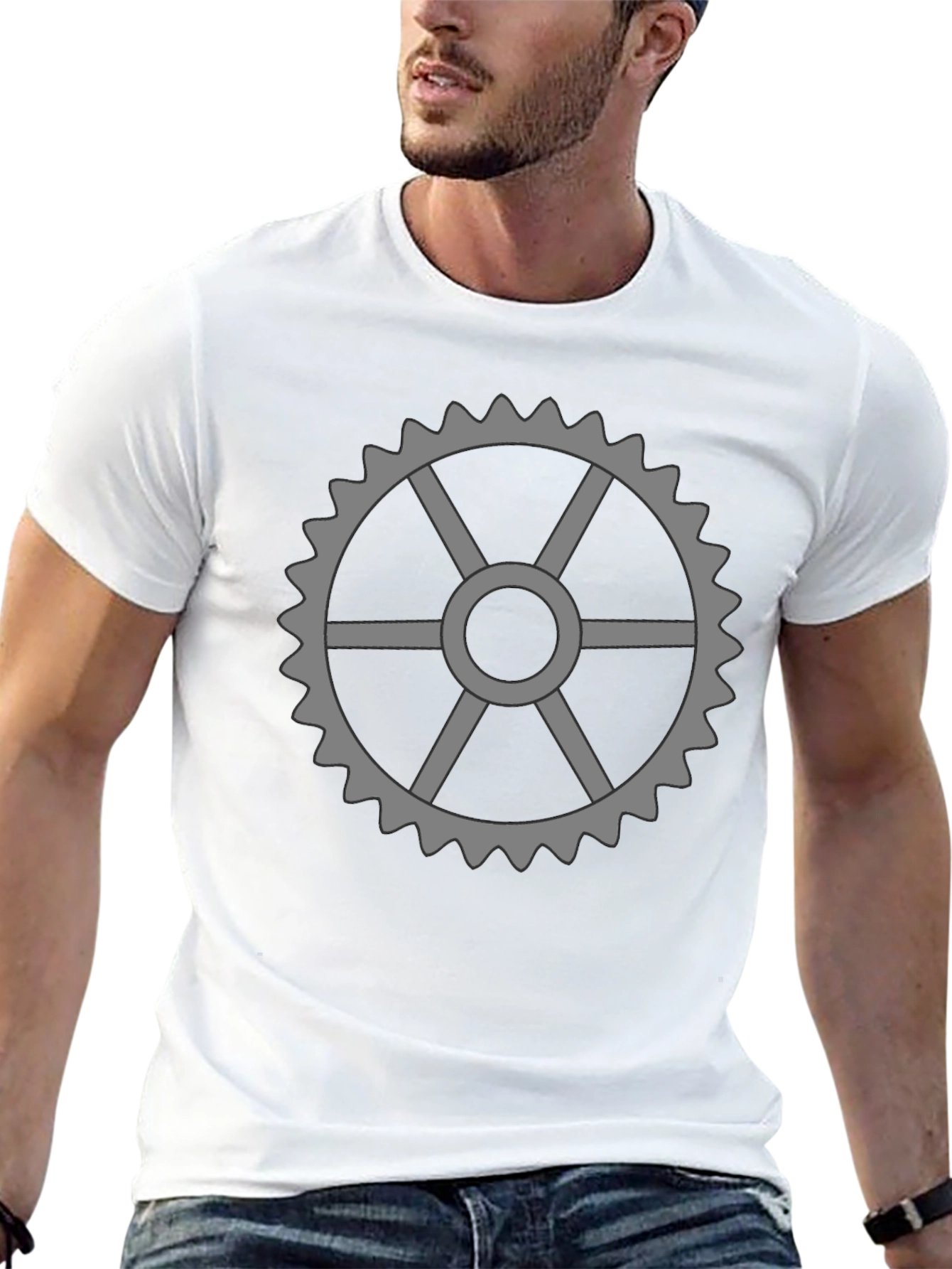 Gear Graphic Tee - Steampunk Style T-Shirt