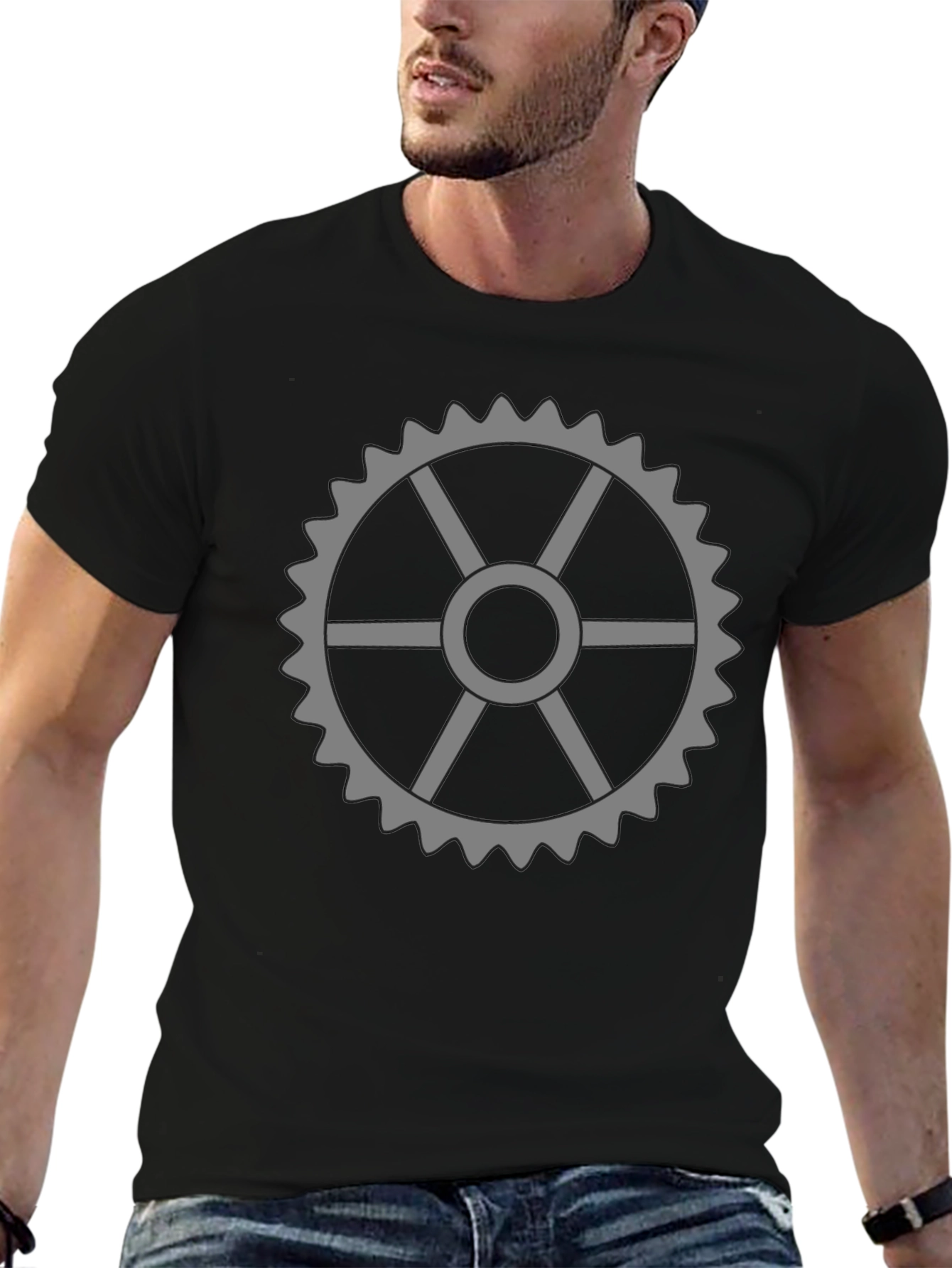 Gear Graphic Tee - Steampunk Style T-Shirt